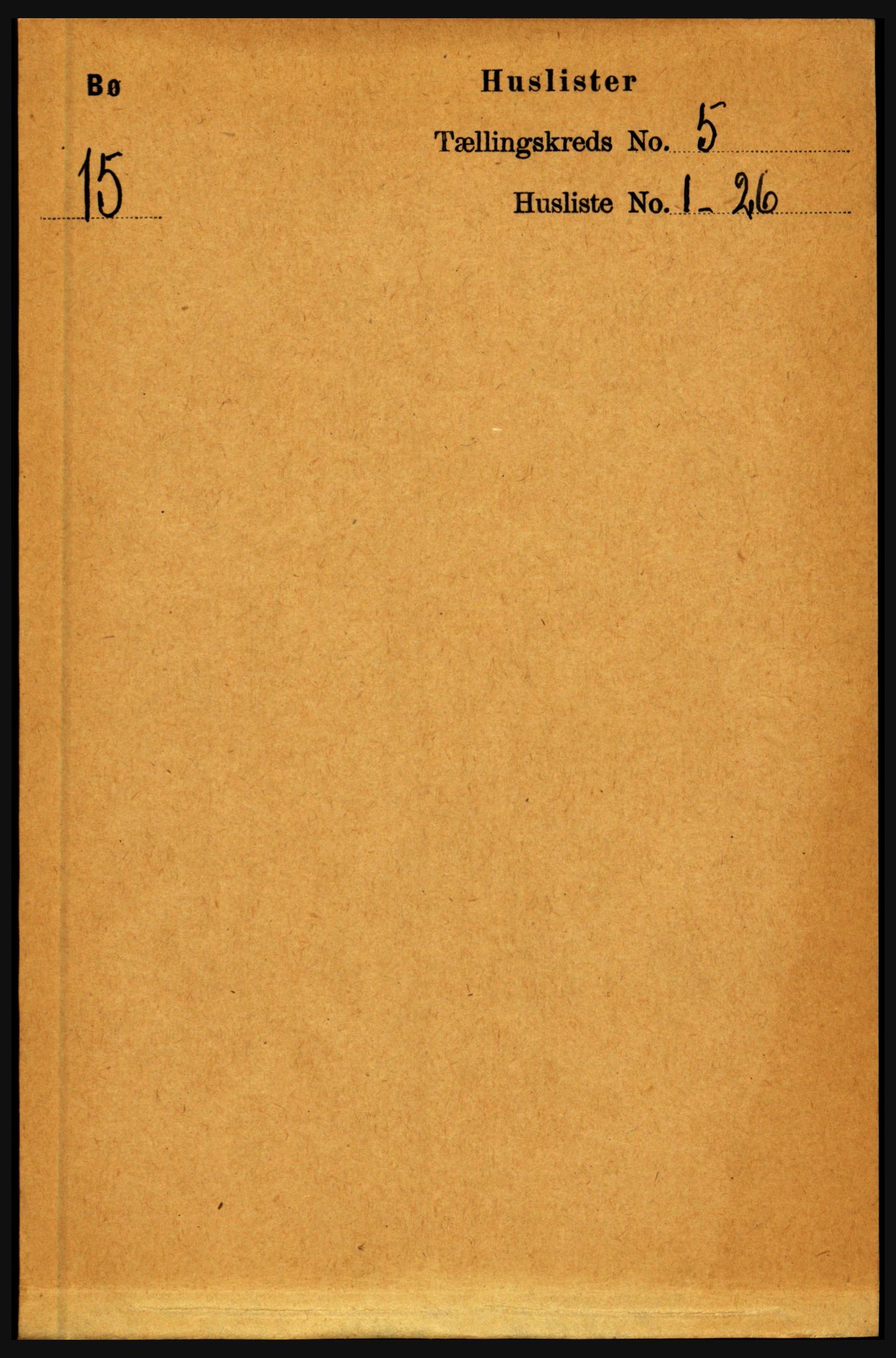 RA, Folketelling 1891 for 1867 Bø herred, 1891, s. 1931