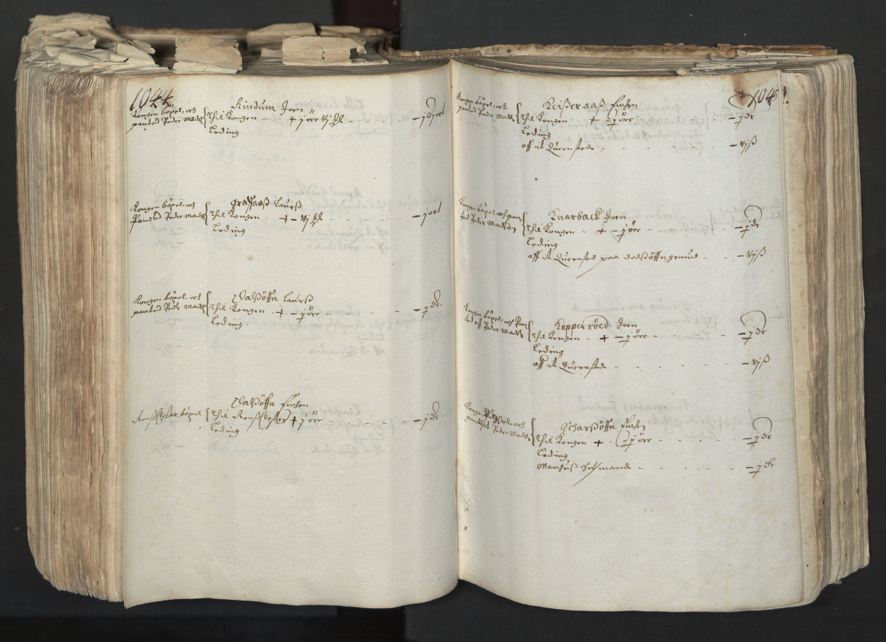 Rentekammeret inntil 1814, Realistisk ordnet avdeling, AV/RA-EA-4070/L/L0027: Trondheim lagdømme:, 1661, s. 1044-1045