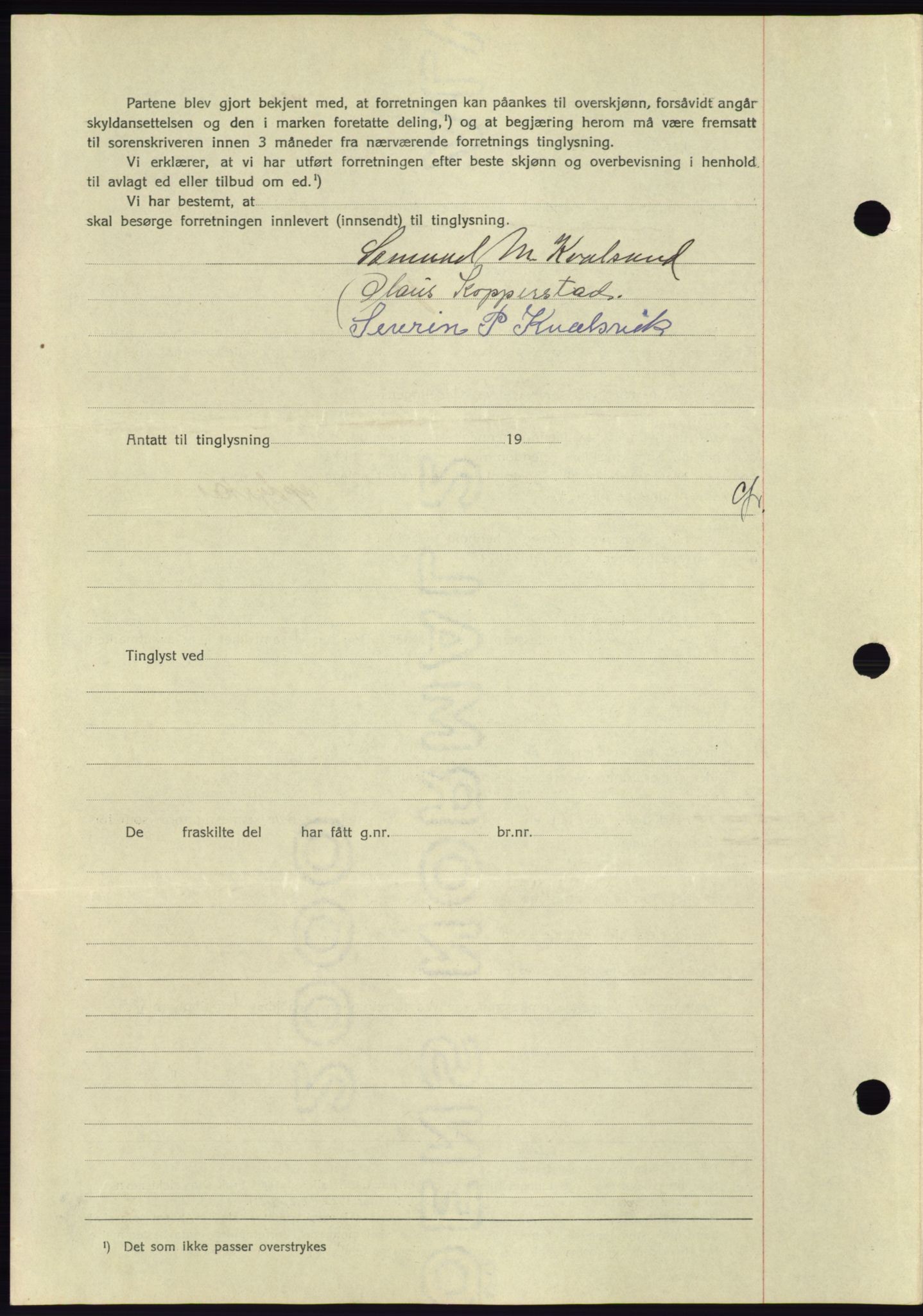 Søre Sunnmøre sorenskriveri, AV/SAT-A-4122/1/2/2C/L0068: Pantebok nr. 62, 1939-1939, Dagboknr: 761/1939