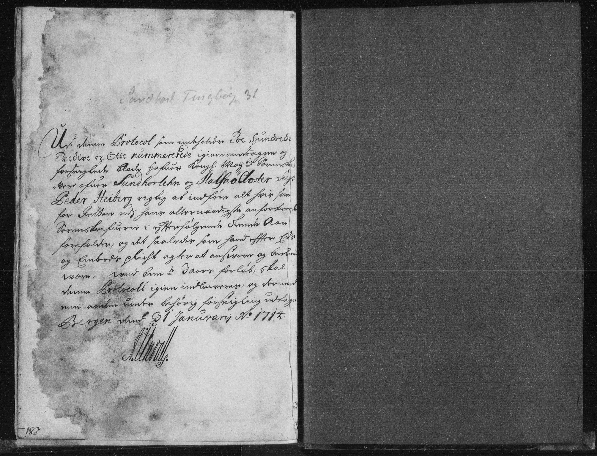 Sunnhordland sorenskrivar, SAB/A-2401/1/F/Faa/L0031: Tingbøker, 1714-1716