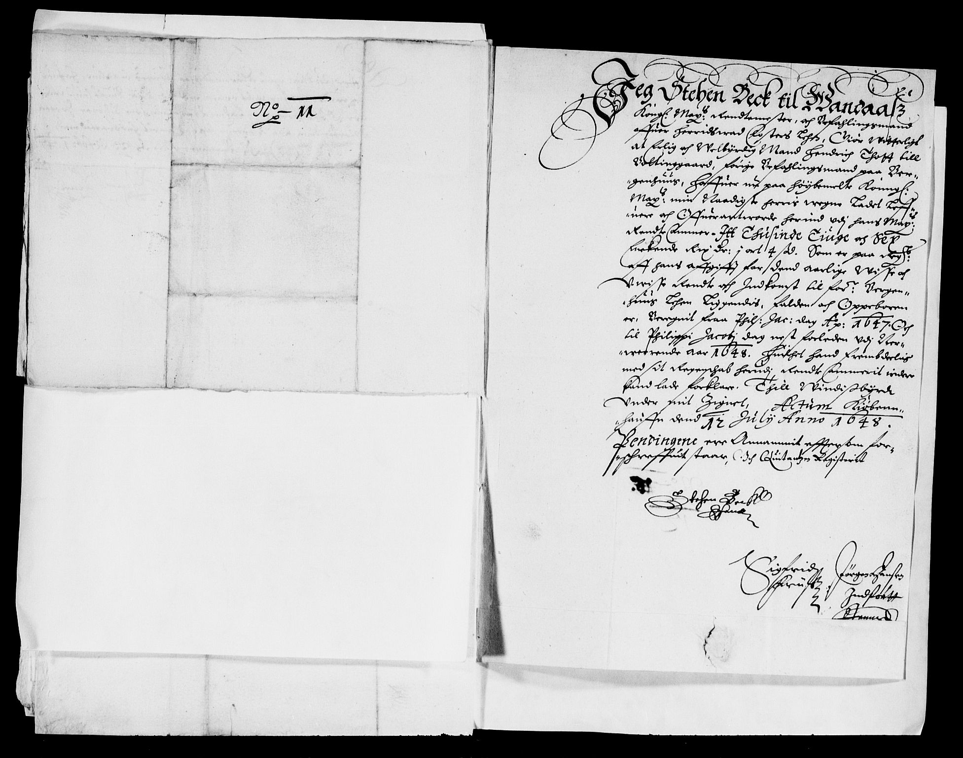 Rentekammeret inntil 1814, Reviderte regnskaper, Lensregnskaper, AV/RA-EA-5023/R/Rb/Rbt/L0108: Bergenhus len, 1641-1648