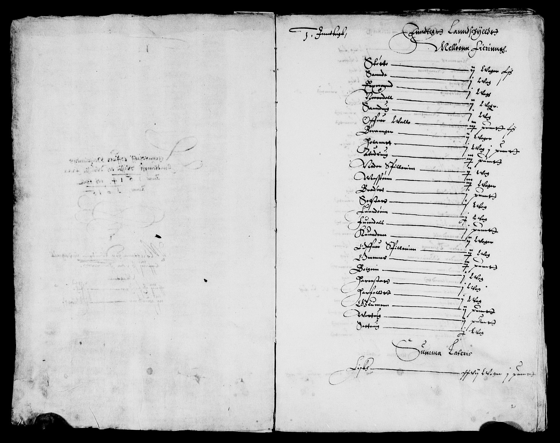 Rentekammeret inntil 1814, Reviderte regnskaper, Lensregnskaper, AV/RA-EA-5023/R/Rb/Rbz/L0005: Nordlandenes len, 1613-1615