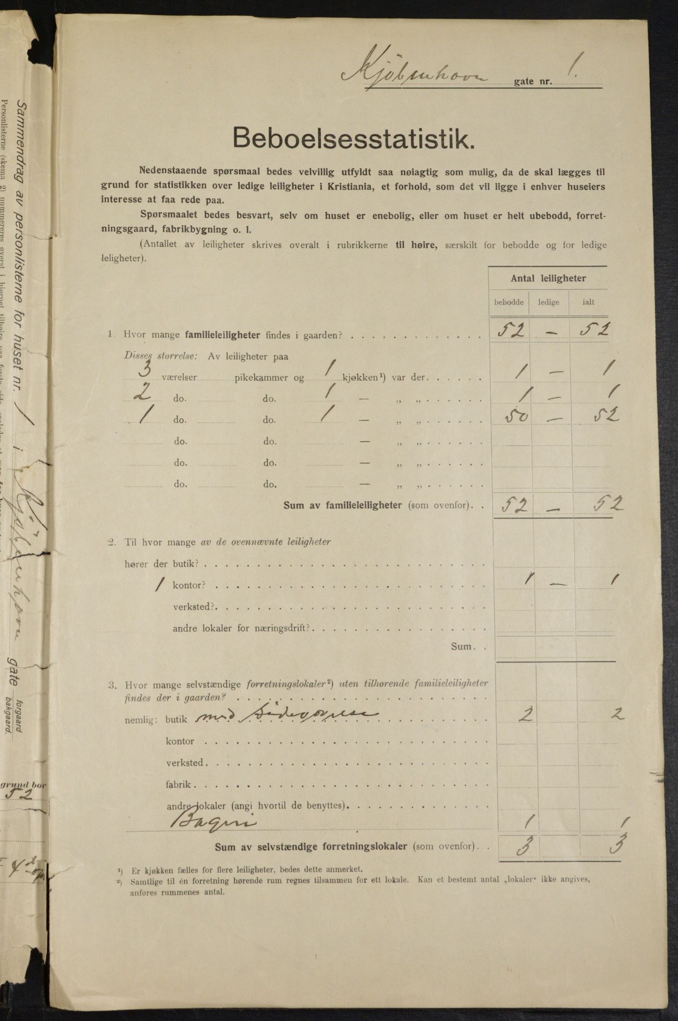 OBA, Kommunal folketelling 1.2.1915 for Kristiania, 1915, s. 54489