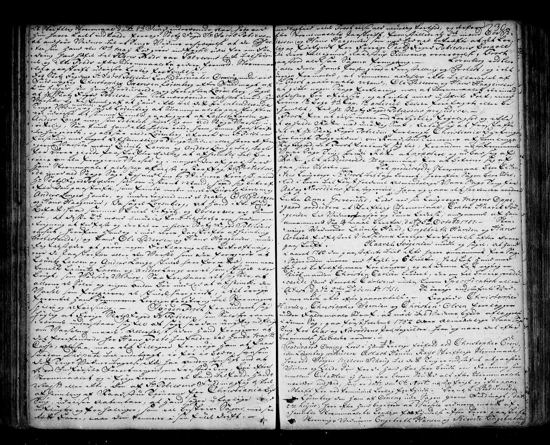 Follo sorenskriveri, SAO/A-10274/F/Fb/Fba/L0039: Tingbok, 1748-1755, s. 229b-230a