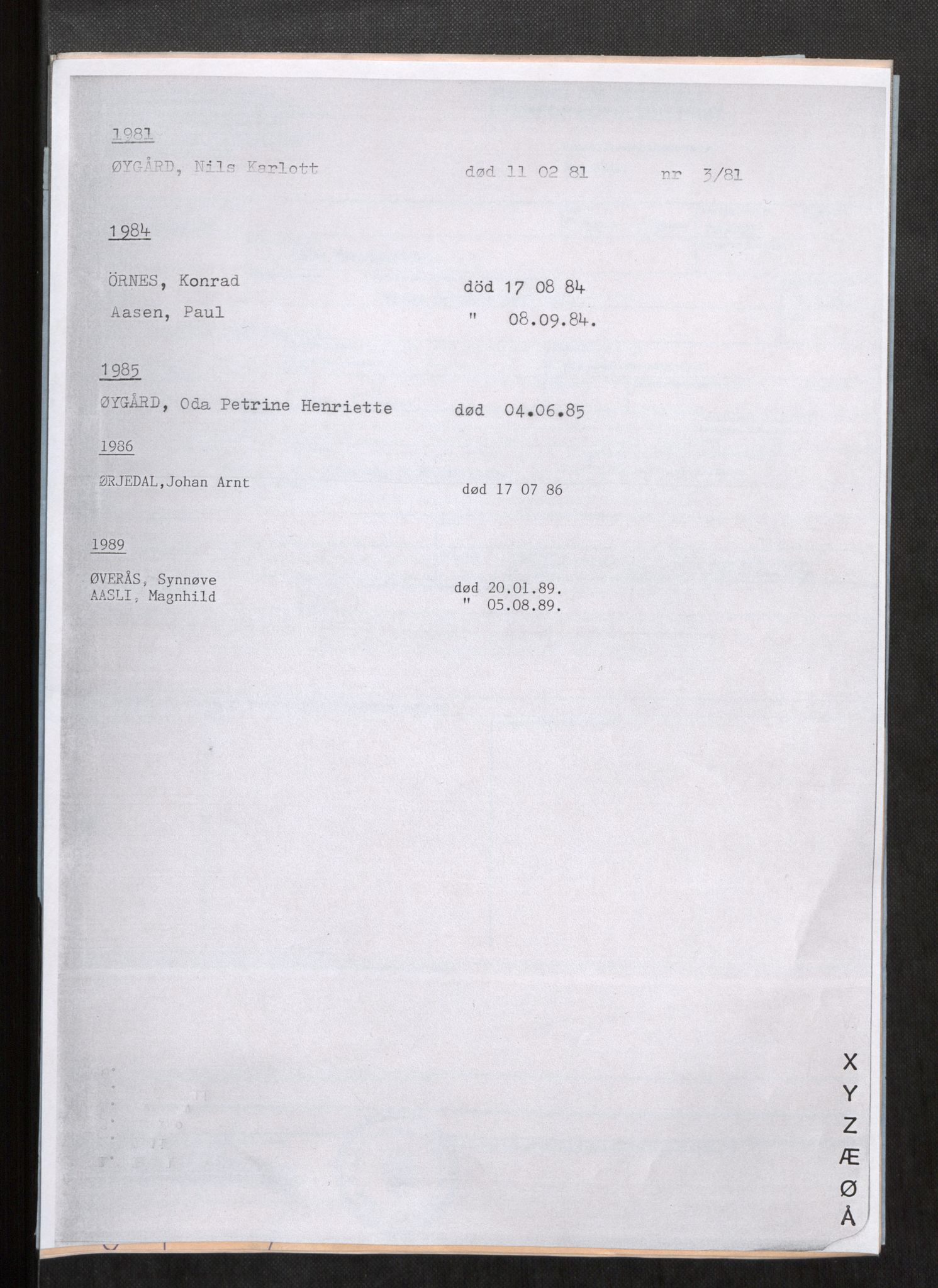 Vefsn lensmannskontor, AV/SAT-A-5714/4/Gh/L0001: Dødsfallprotokoll, 1973-1990, s. 502