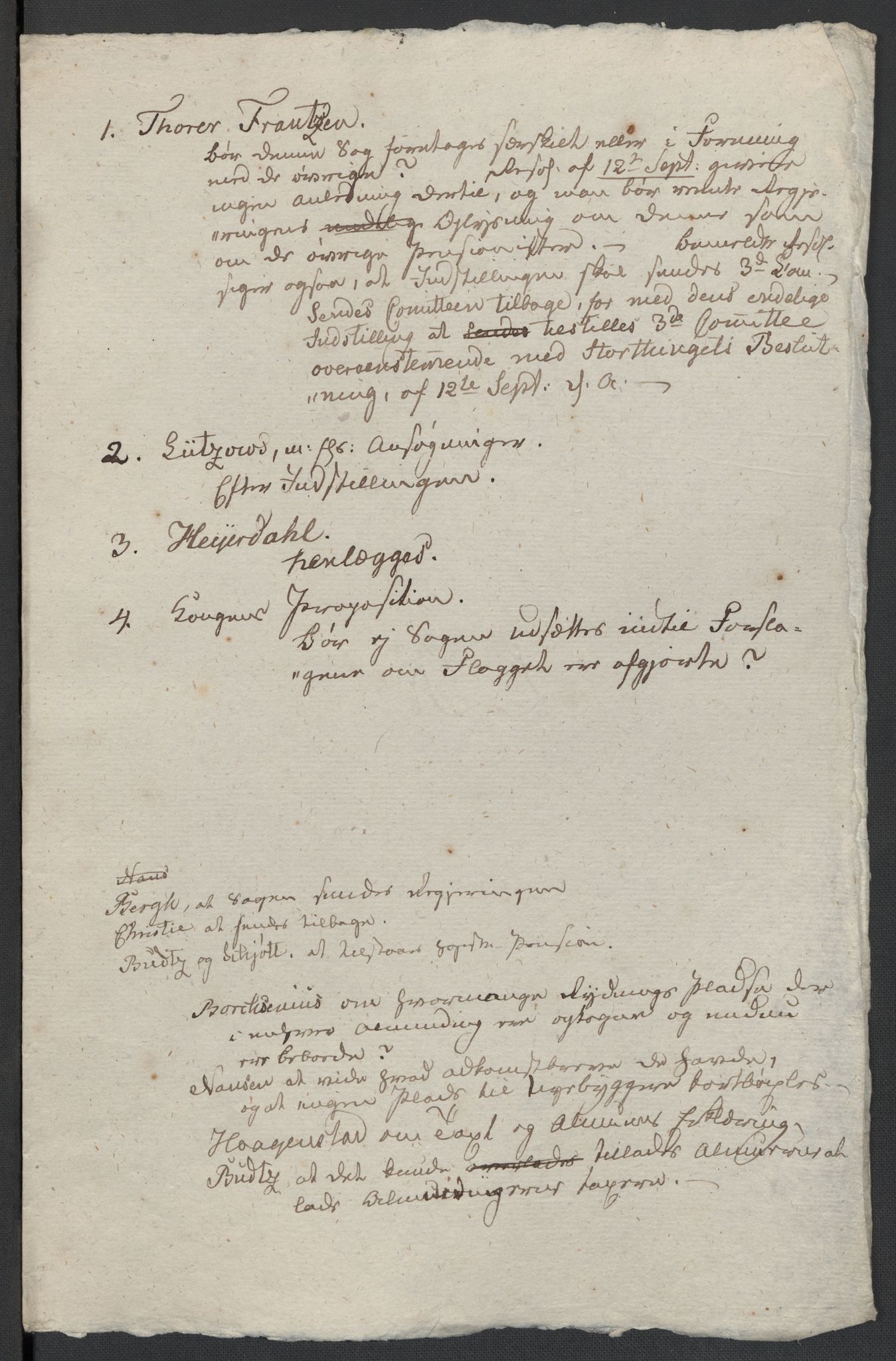 Christie, Wilhelm Frimann Koren, AV/RA-PA-0014/F/L0005: Christies dokumenter fra Stortinget, 1815-1816, s. 193