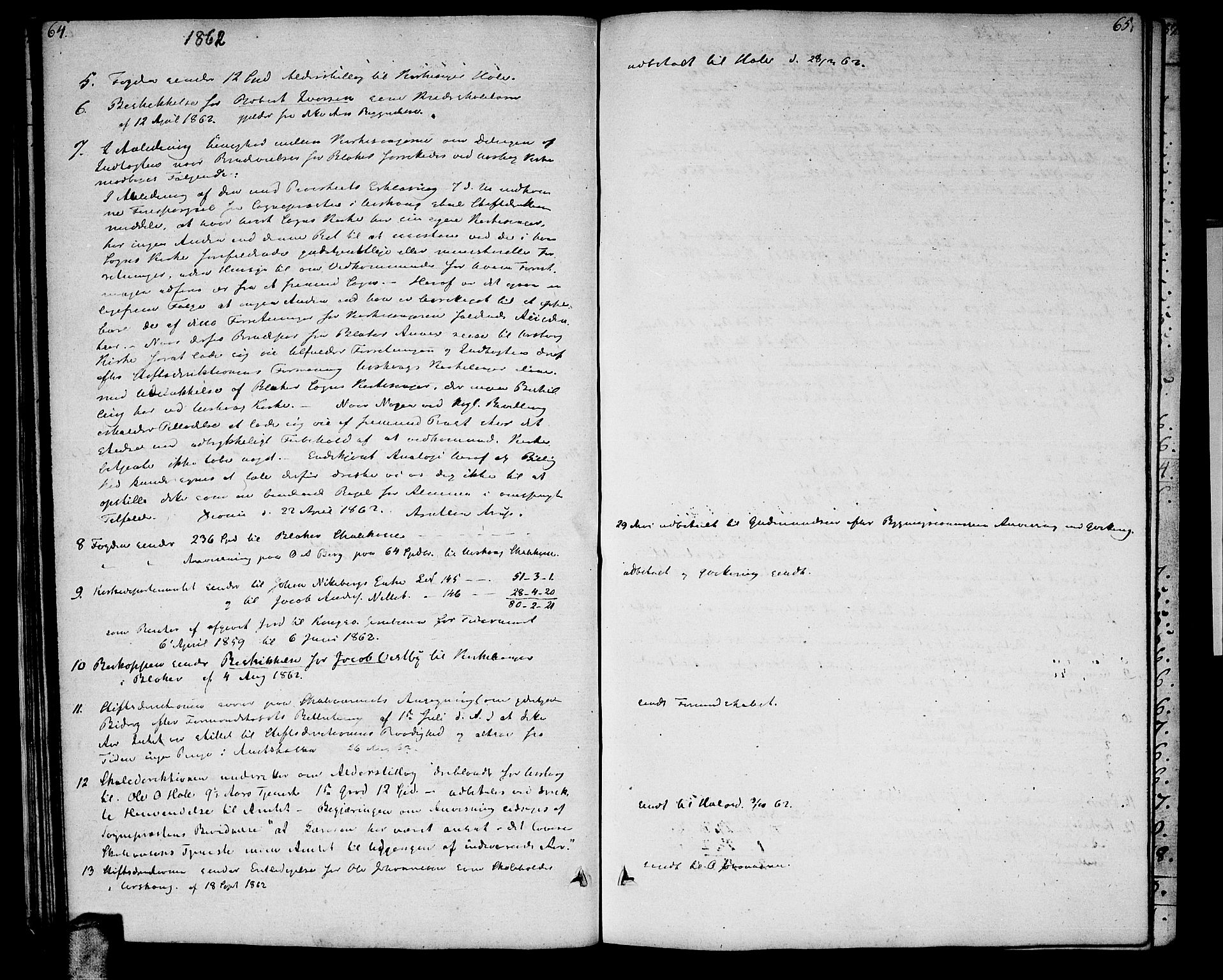 Aurskog prestekontor Kirkebøker, SAO/A-10304a/F/Fa/L0004: Ministerialbok nr. I 4, 1807-1814, s. 64-65