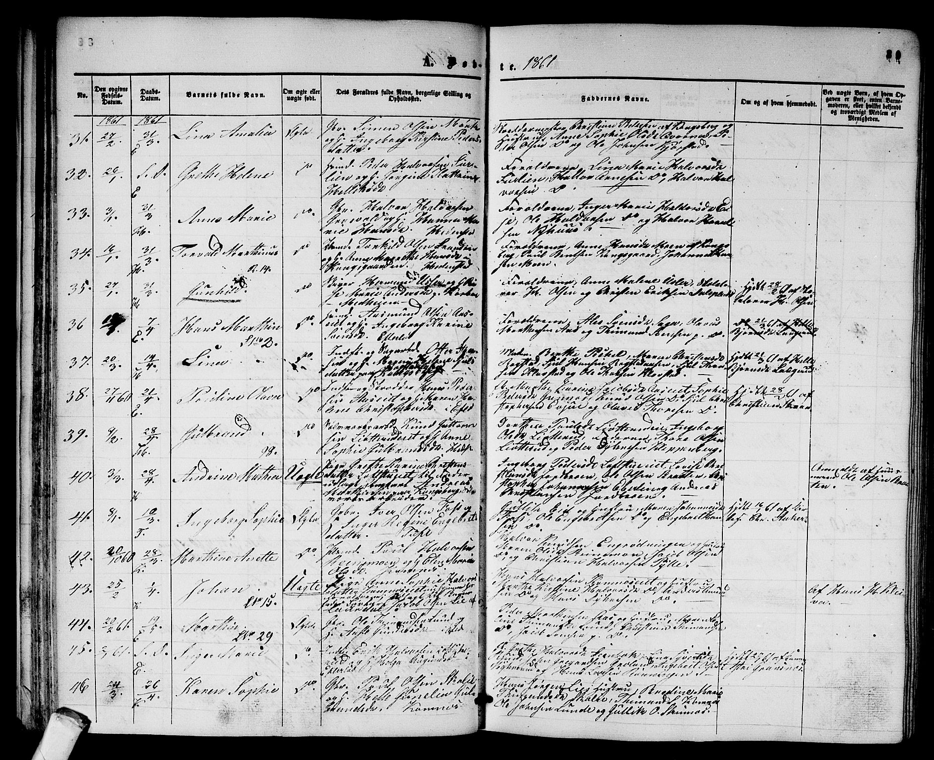 Sandsvær kirkebøker, SAKO/A-244/G/Ga/L0005: Klokkerbok nr. I 5, 1857-1873, s. 39