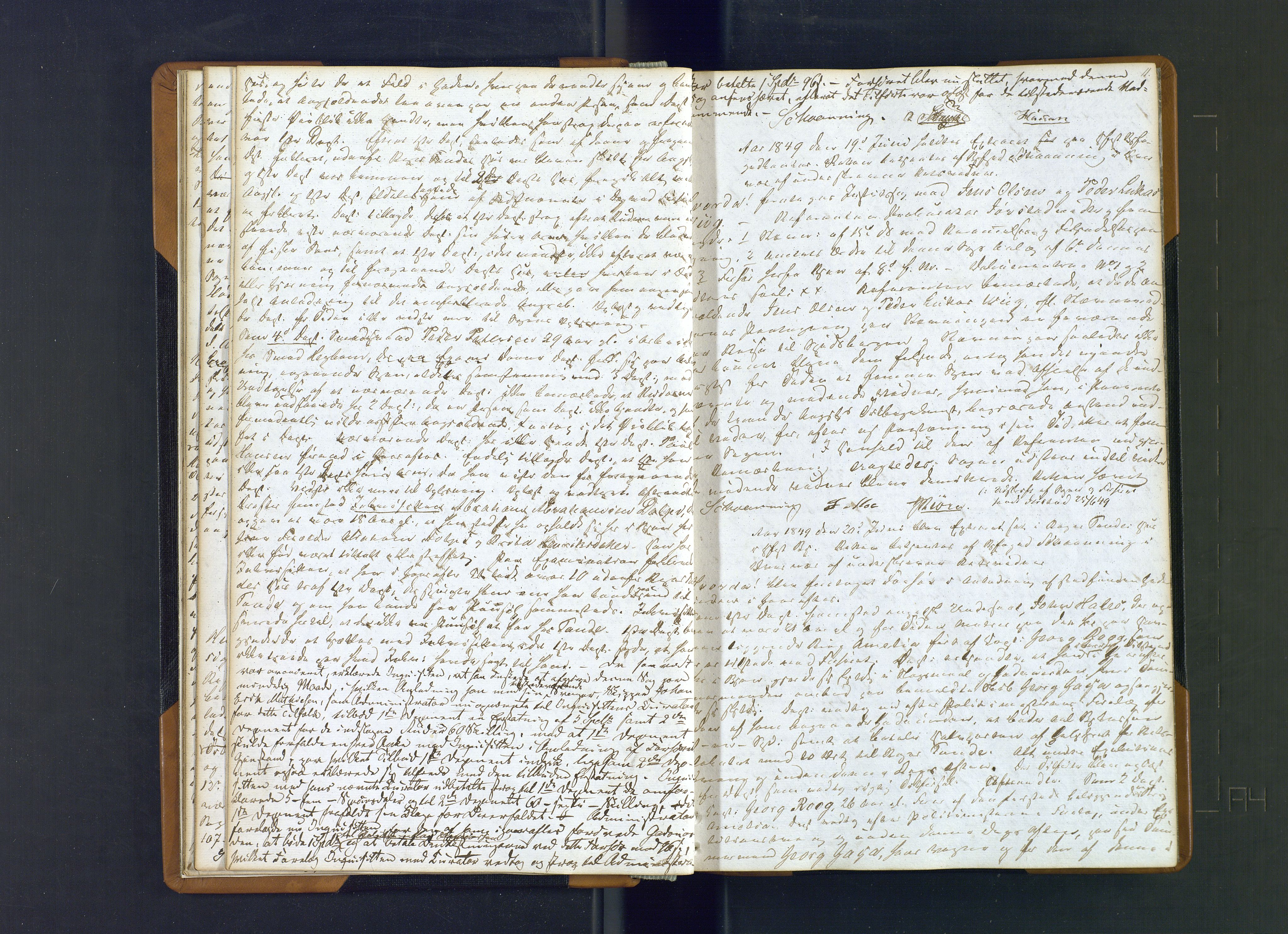 Hammerfest fogderi/sorenskriveri, AV/SATØ-S-0056/1/J/Ja/Jab/L0184: Ekstrarettsprotokoller, 1849-1850, s. 11