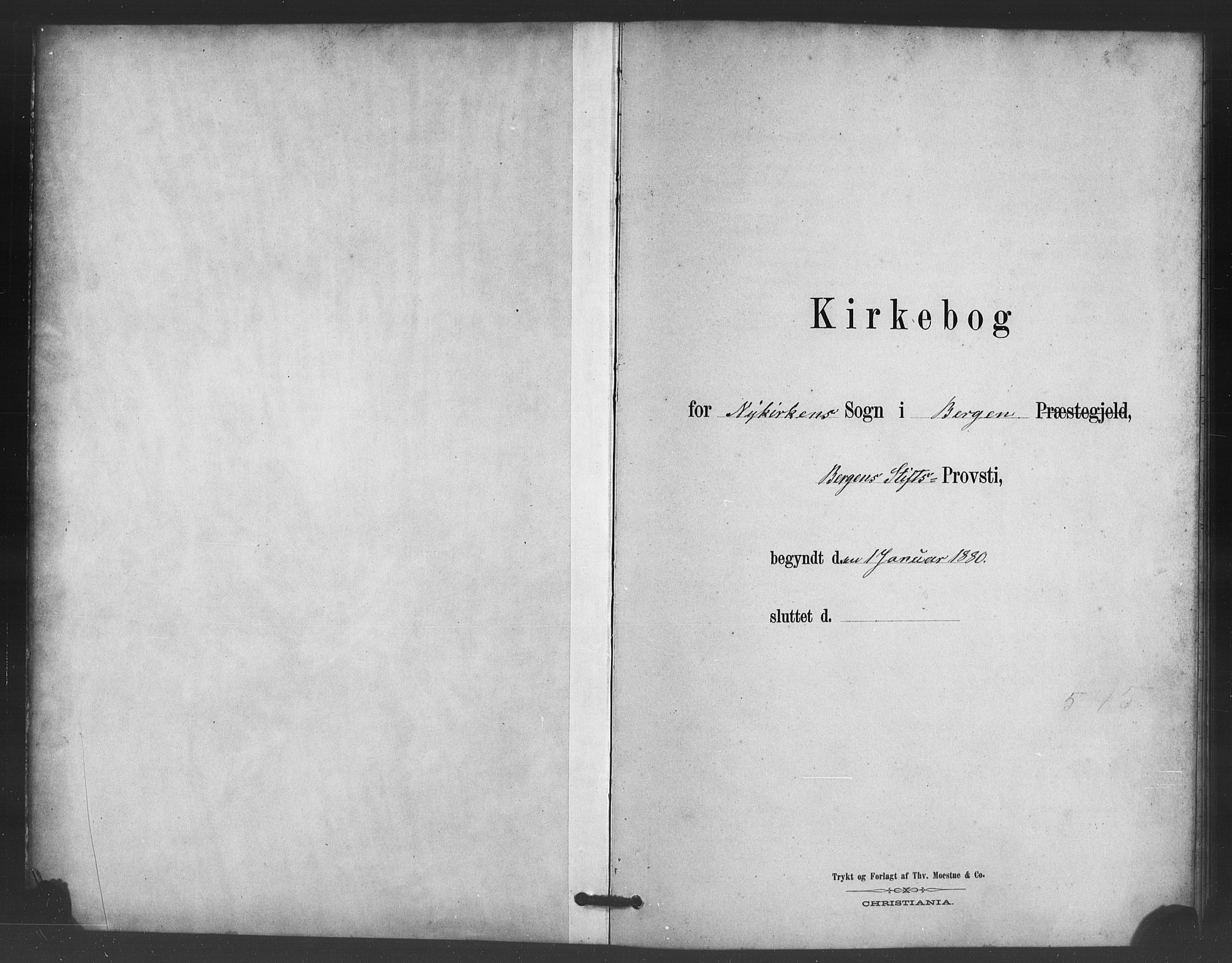 Nykirken Sokneprestembete, SAB/A-77101/H/Haa/L0051: Ministerialbok nr. G 3, 1880-1889
