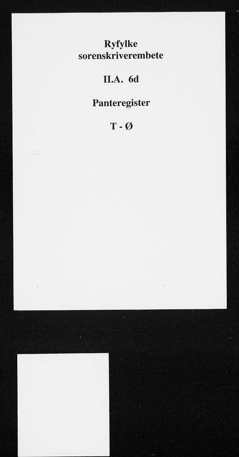 Ryfylke tingrett, SAST/A-100055/001/II/IIA/L0006d: Panteregister nr. II A 6D, 1838