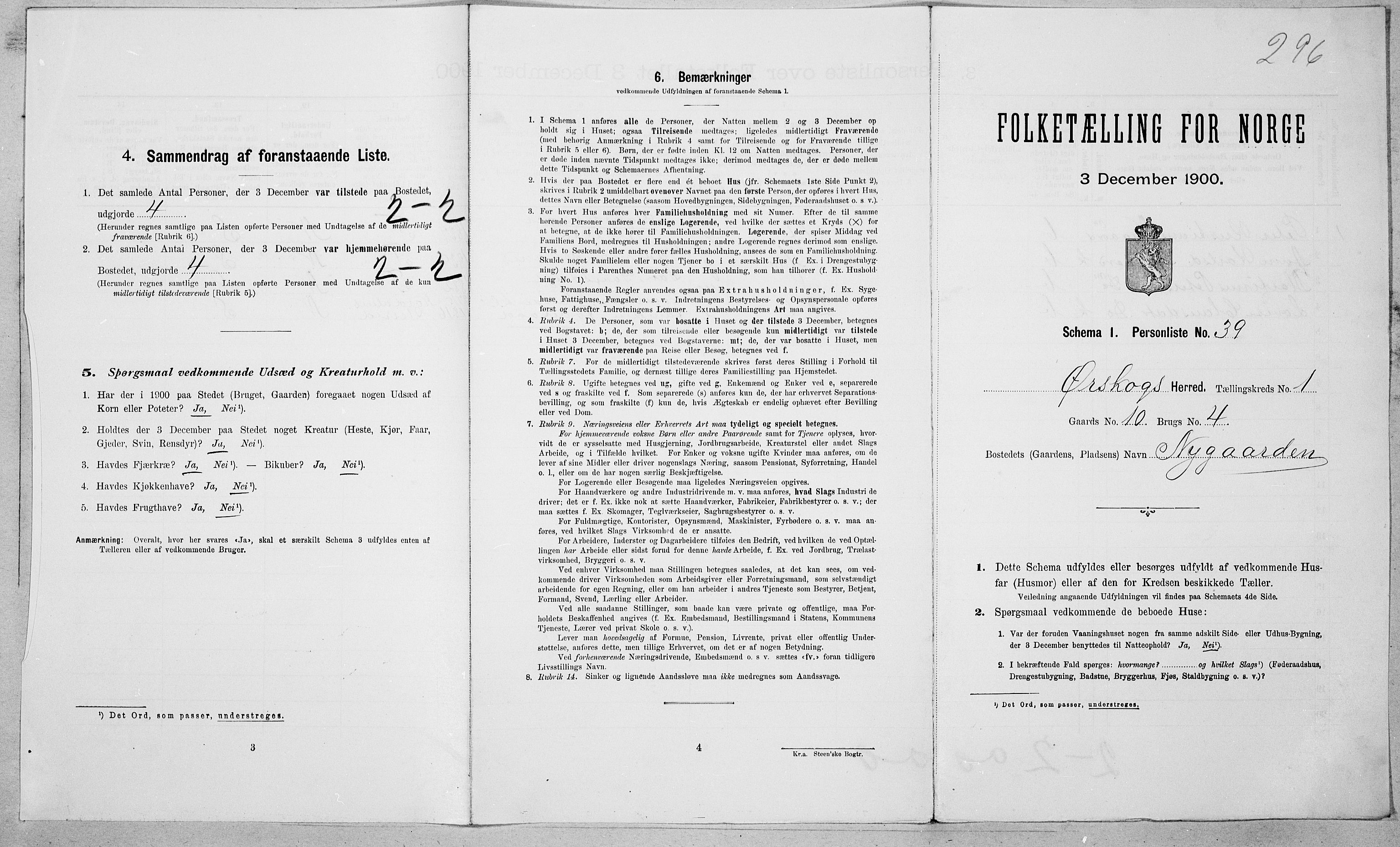 SAT, Folketelling 1900 for 1527 Ørskog herred, 1900, s. 119