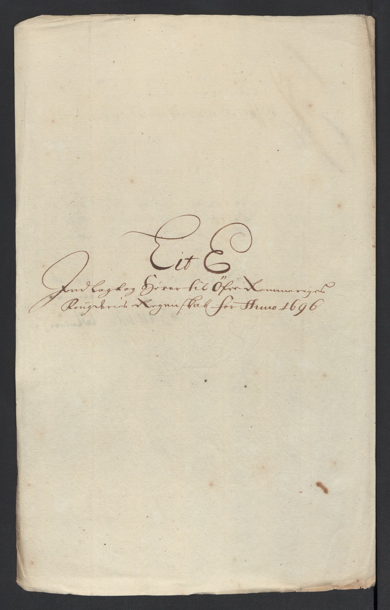 Rentekammeret inntil 1814, Reviderte regnskaper, Fogderegnskap, RA/EA-4092/R12/L0708: Fogderegnskap Øvre Romerike, 1696, s. 57