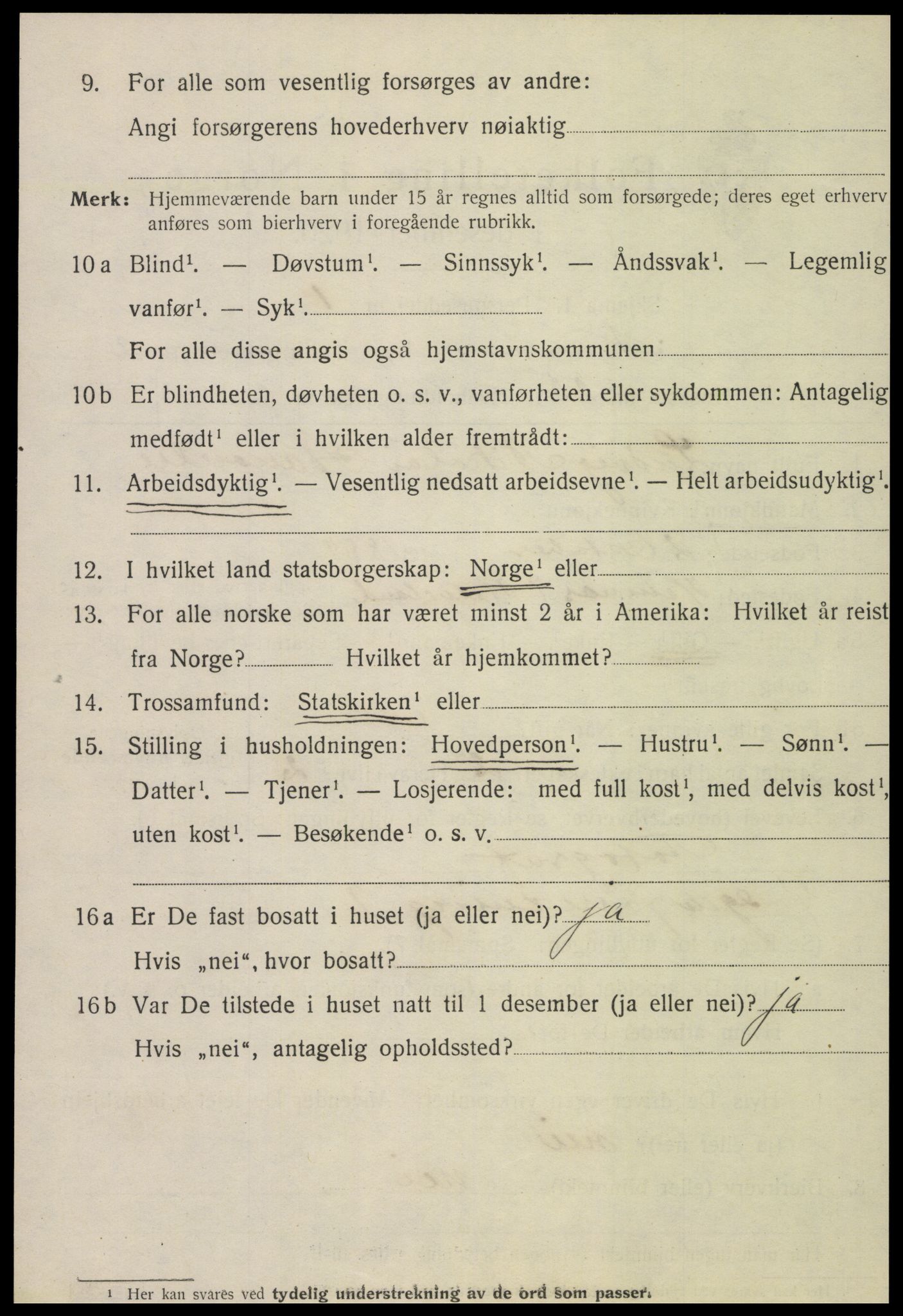 SAT, Folketelling 1920 for 1703 Namsos ladested, 1920, s. 3484