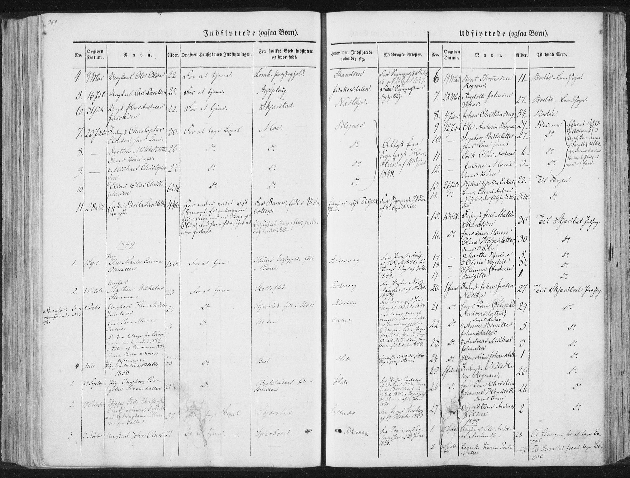 Ministerialprotokoller, klokkerbøker og fødselsregistre - Nordland, SAT/A-1459/847/L0667: Ministerialbok nr. 847A07, 1842-1871, s. 369