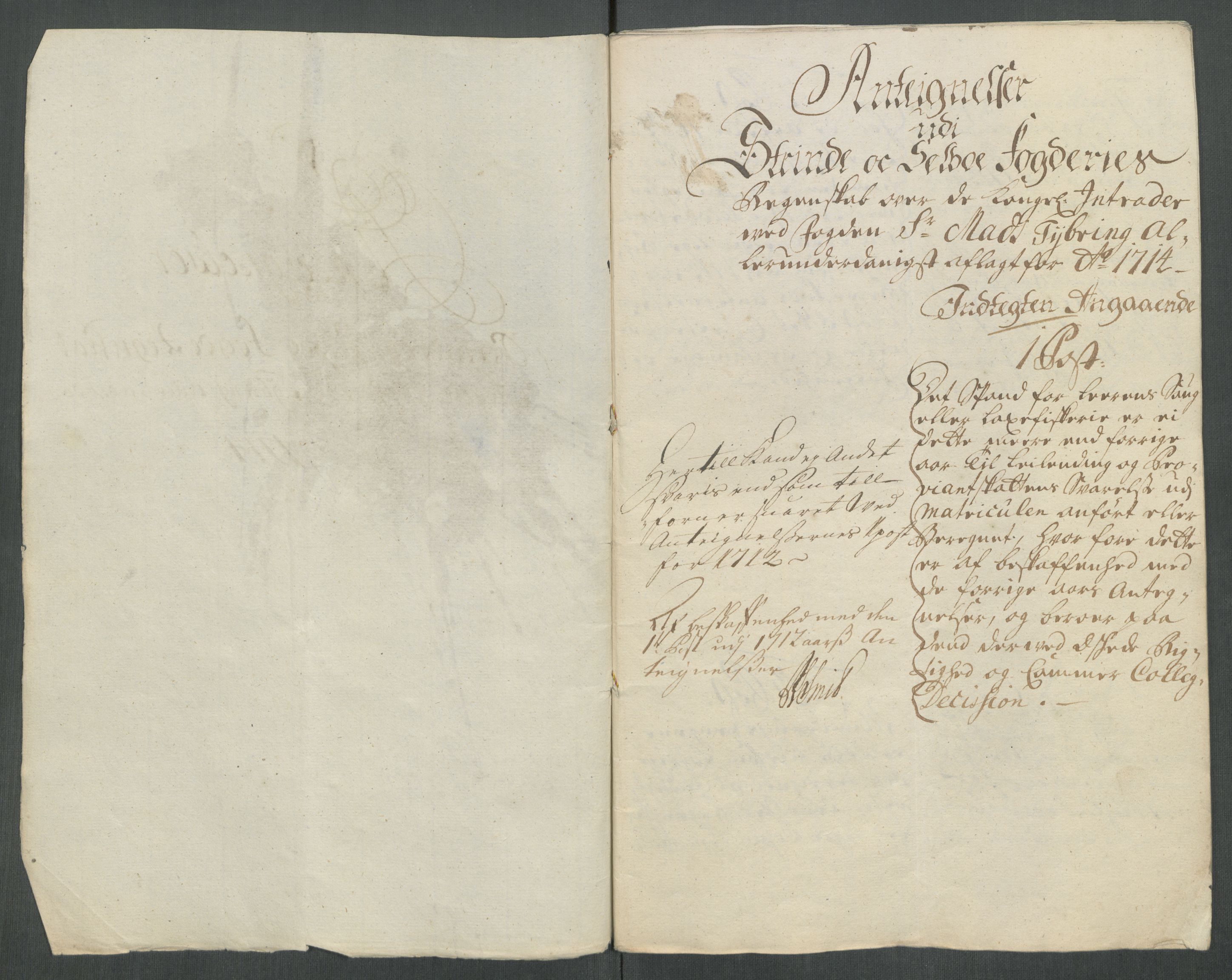 Rentekammeret inntil 1814, Reviderte regnskaper, Fogderegnskap, RA/EA-4092/R61/L4114: Fogderegnskap Strinda og Selbu, 1714, s. 235