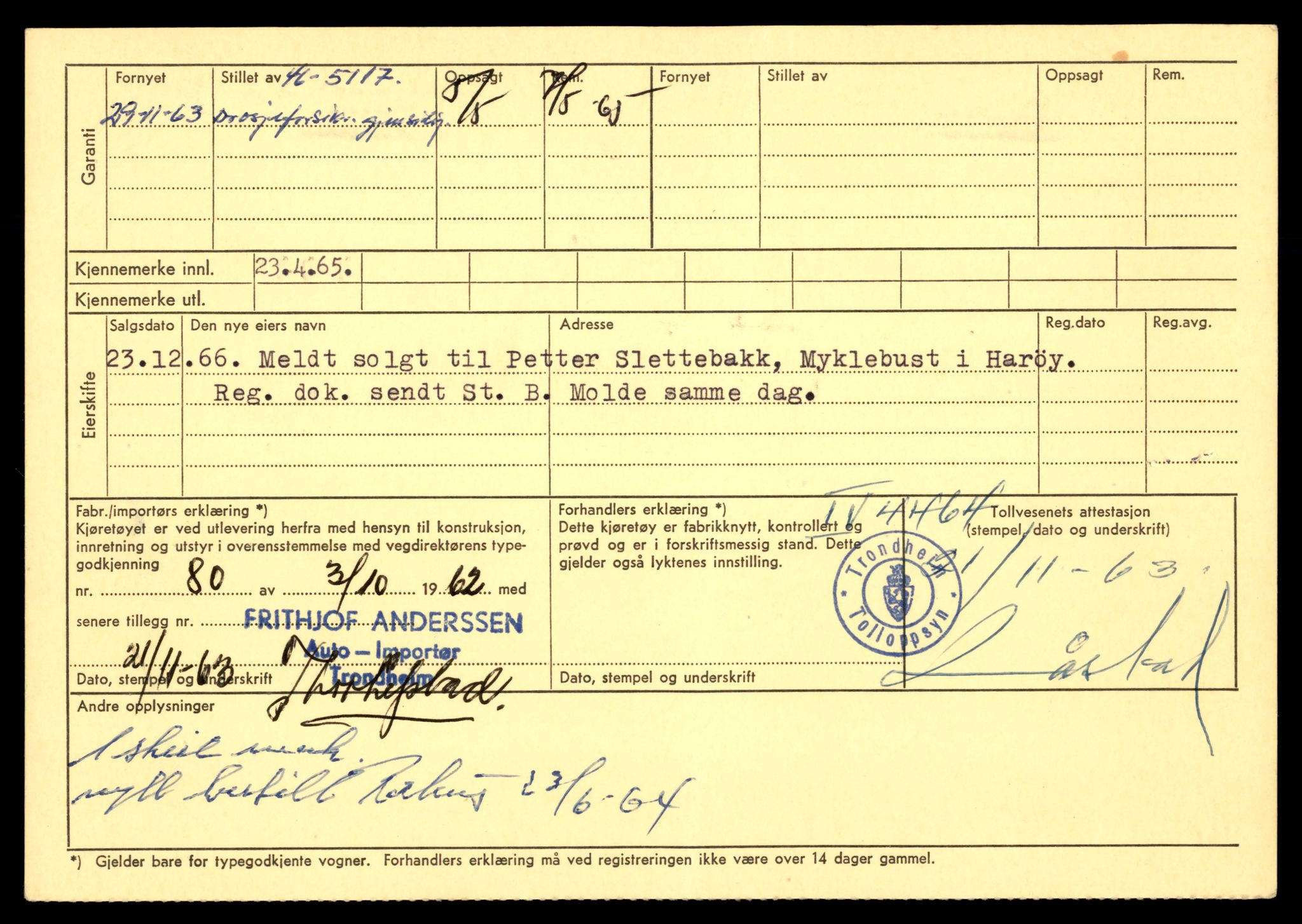 Møre og Romsdal vegkontor - Ålesund trafikkstasjon, AV/SAT-A-4099/F/Fe/L0008: Registreringskort for kjøretøy T 747 - T 894, 1927-1998, s. 2619