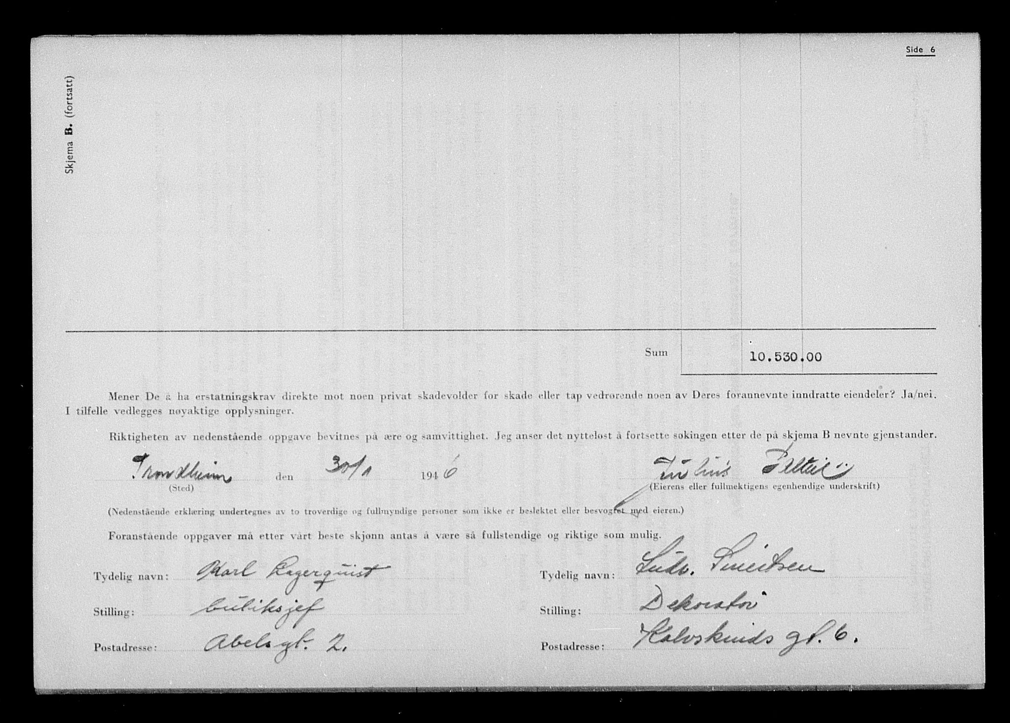 Justisdepartementet, Tilbakeføringskontoret for inndratte formuer, AV/RA-S-1564/H/Hc/Hca/L0906: --, 1945-1947, s. 375