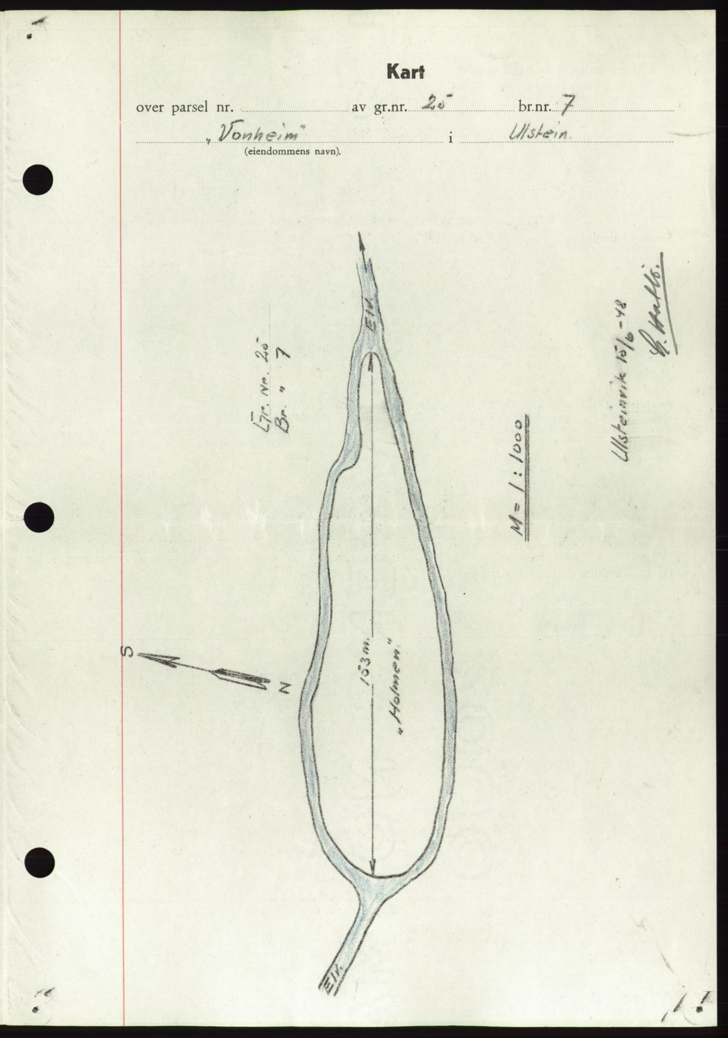 Søre Sunnmøre sorenskriveri, AV/SAT-A-4122/1/2/2C/L0082: Pantebok nr. 8A, 1948-1948, Dagboknr: 845/1948