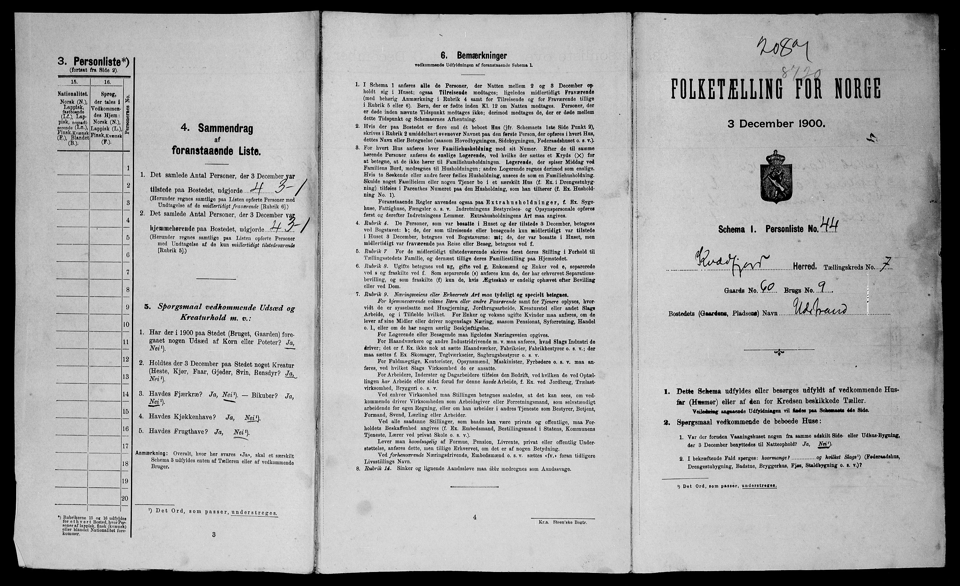 SATØ, Folketelling 1900 for 1911 Kvæfjord herred, 1900, s. 57