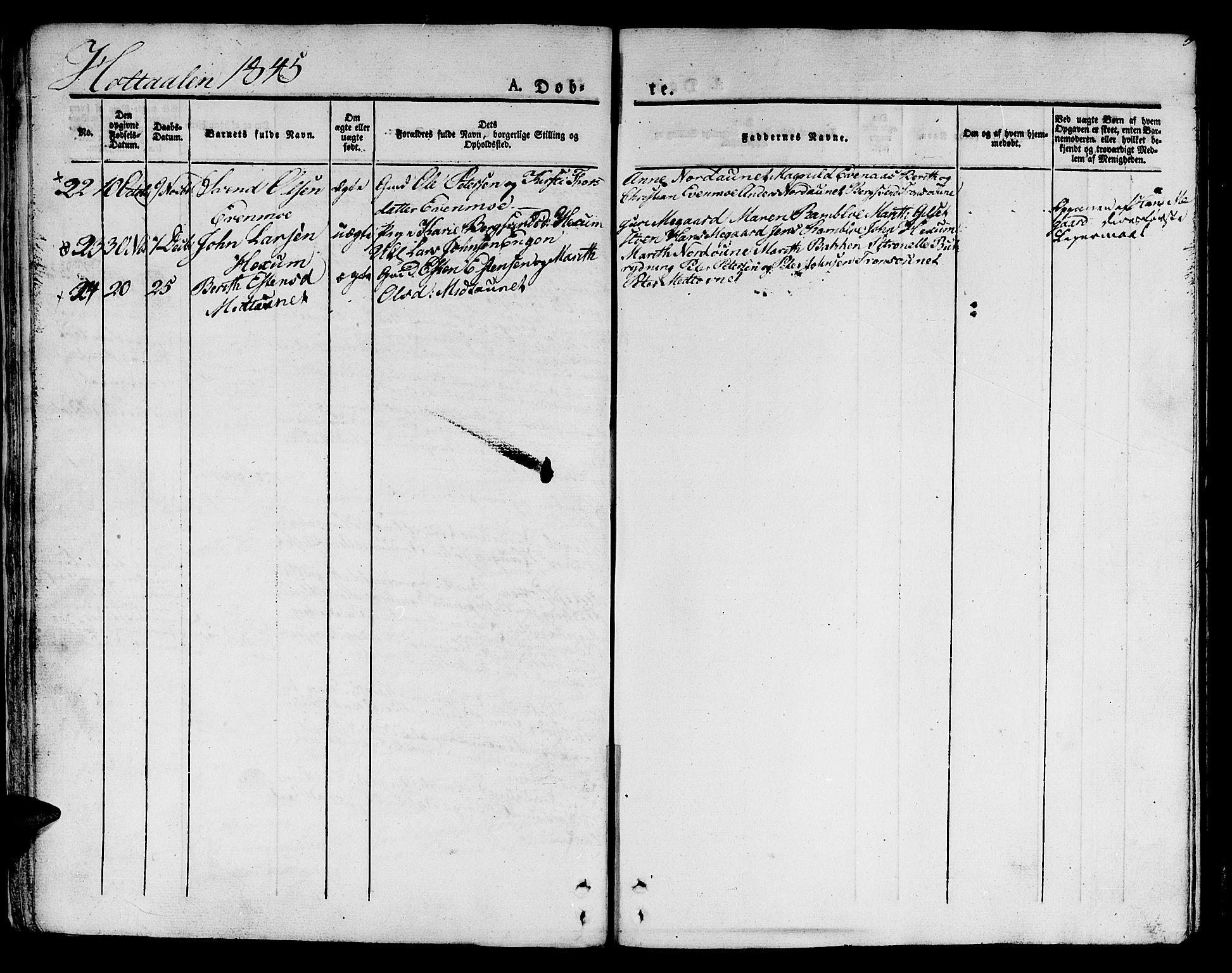Ministerialprotokoller, klokkerbøker og fødselsregistre - Sør-Trøndelag, SAT/A-1456/685/L0957: Ministerialbok nr. 685A04 /1, 1829-1845