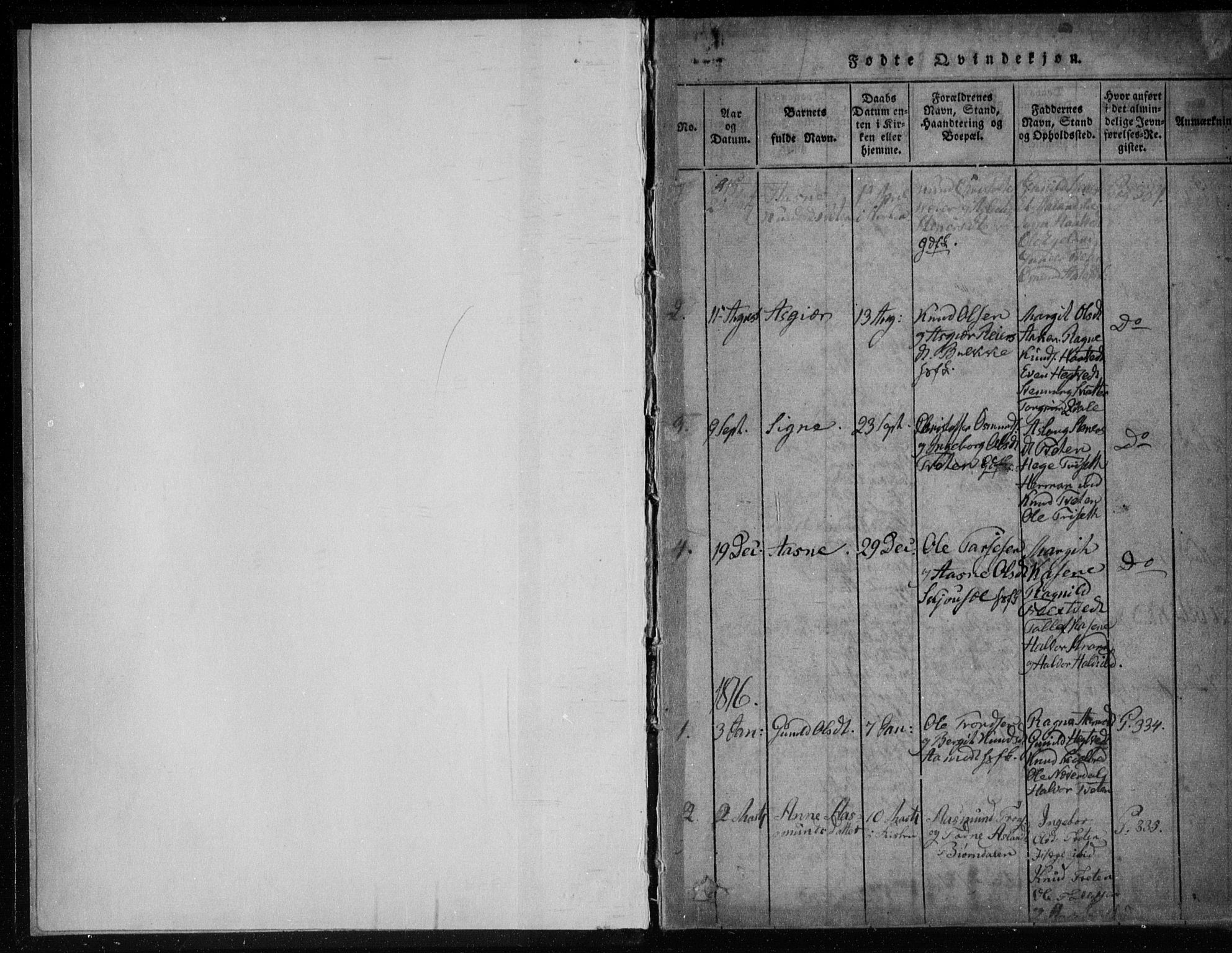 Lårdal kirkebøker, SAKO/A-284/F/Fa/L0005: Ministerialbok nr. I 5, 1815-1860, s. 1