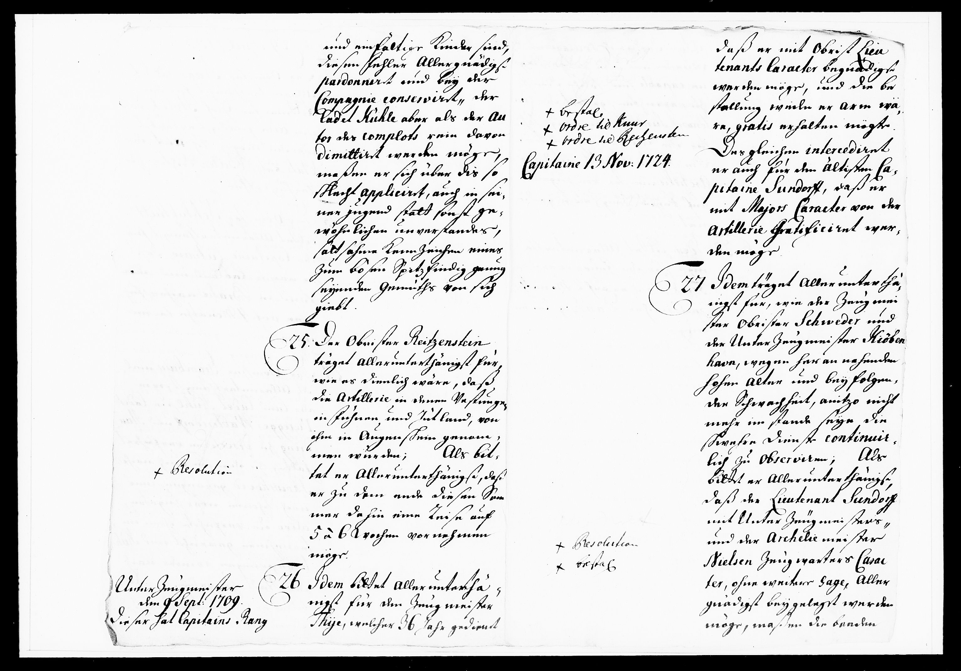 Krigskollegiet, Krigskancelliet, DRA/A-0006/-/1108-1113: Refererede sager, 1733, s. 120