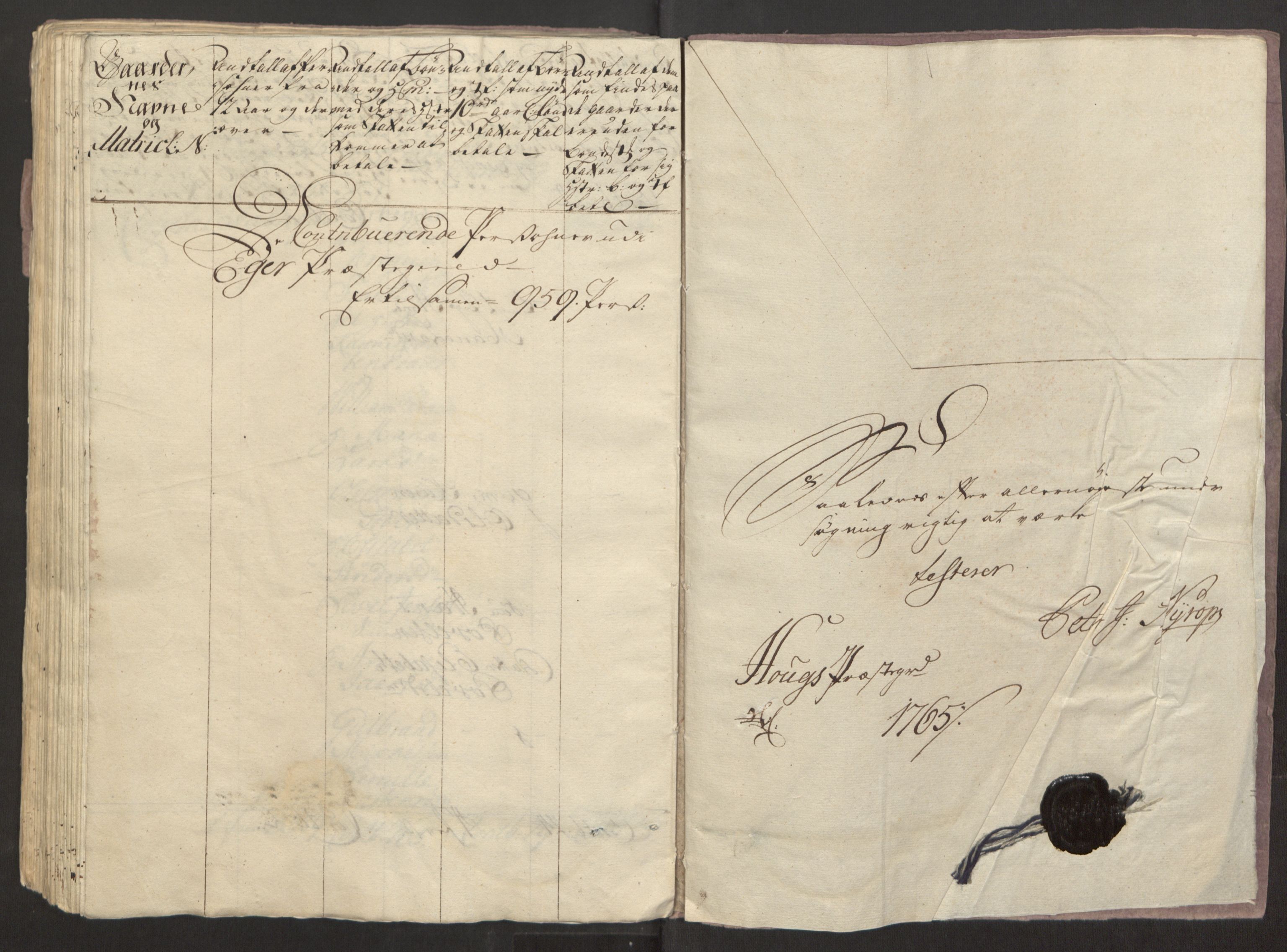 Rentekammeret inntil 1814, Reviderte regnskaper, Fogderegnskap, RA/EA-4092/R31/L1834: Ekstraskatten Hurum, Røyken, Eiker, Lier og Buskerud, 1765, s. 239