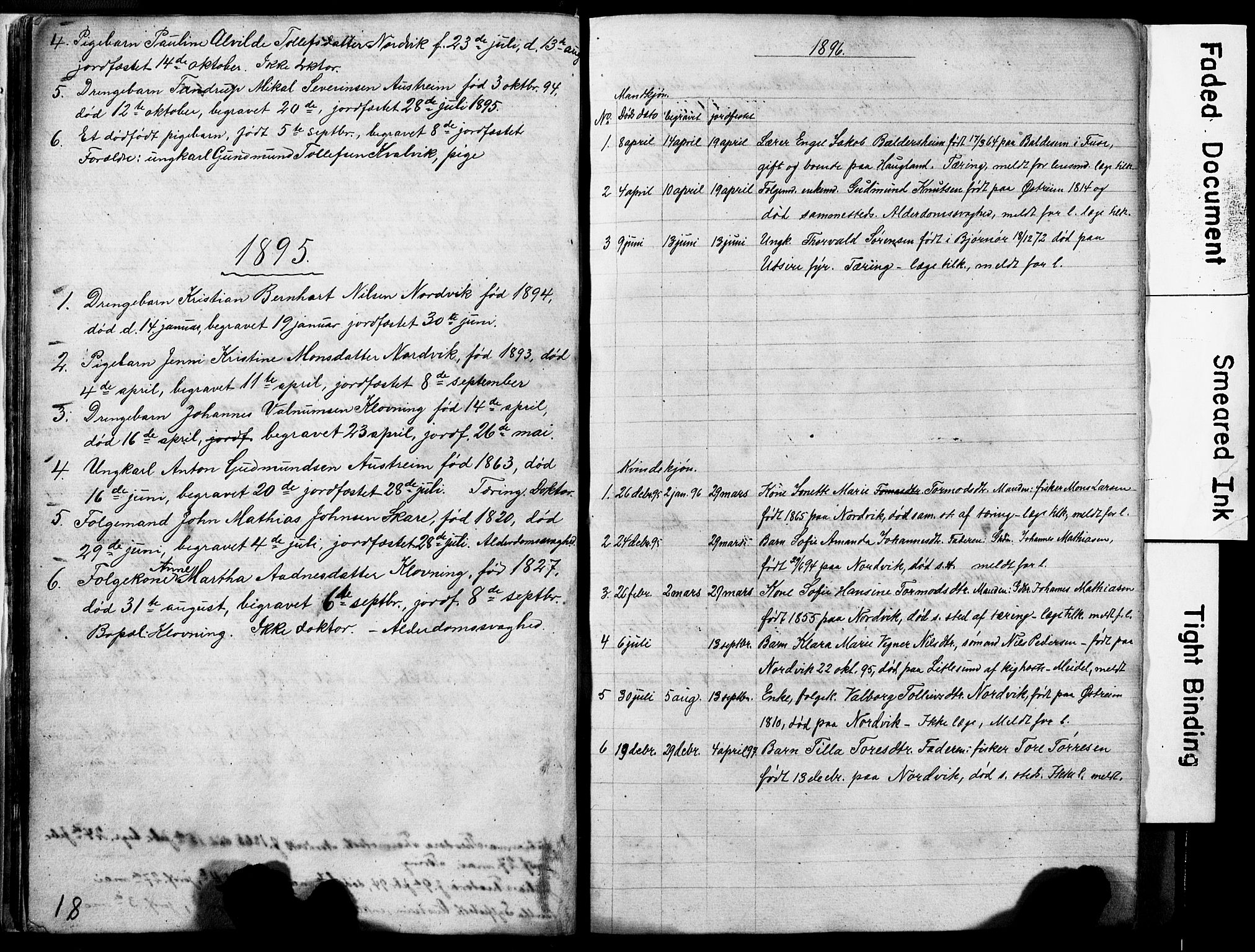 Torvastad sokneprestkontor, AV/SAST-A -101857/H/Ha/Hab/L0005: Klokkerbok nr. B 5, 1857-1908