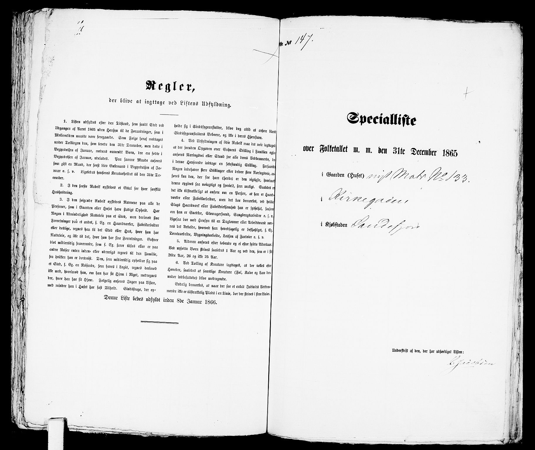 RA, Folketelling 1865 for 0706B Sandeherred prestegjeld, Sandefjord kjøpstad, 1865, s. 301