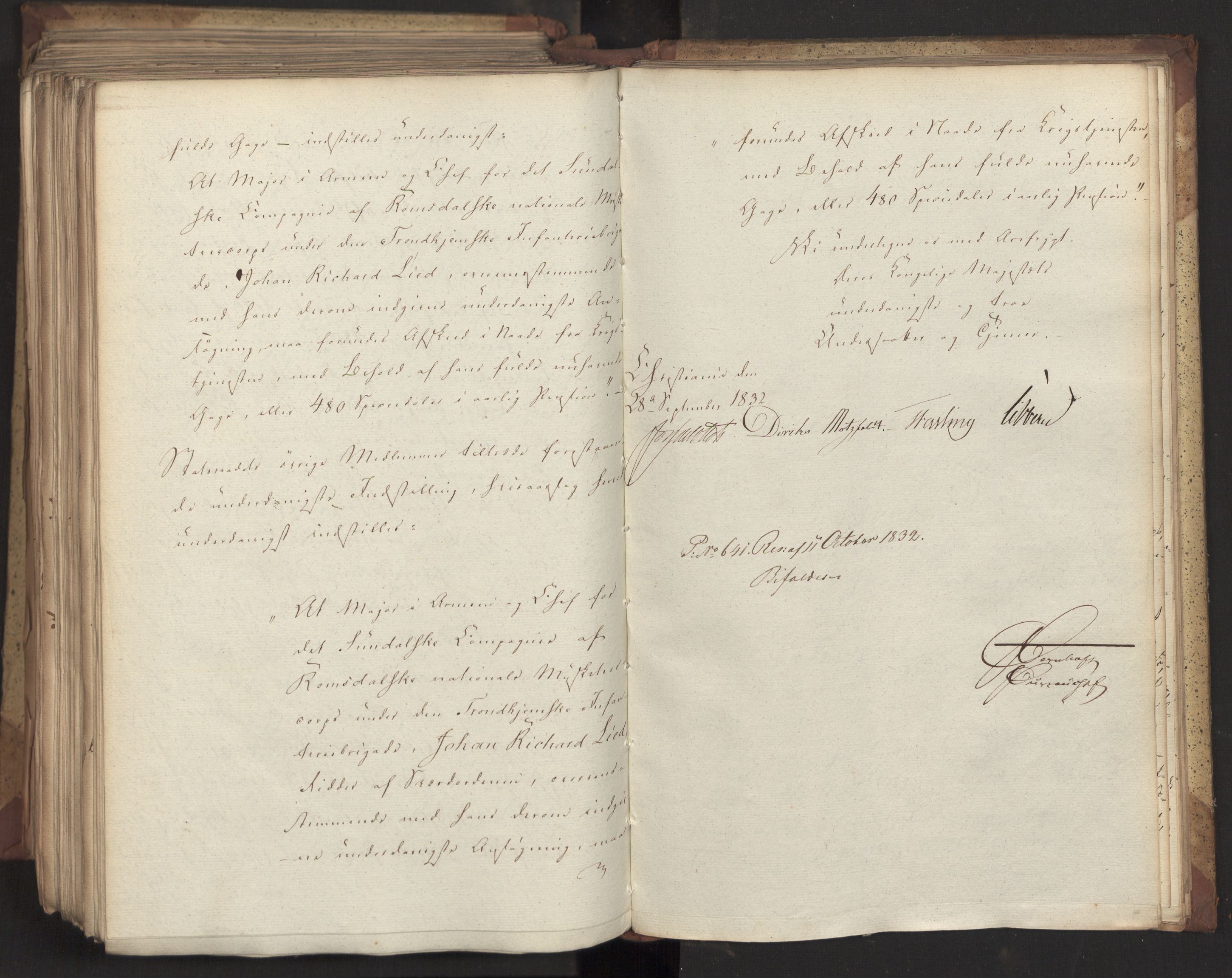 Statsrådsavdelingen i Stockholm, AV/RA-S-1003/D/Da/L0079: Regjeringsinnstillinger nr. 2400-2549, 1832, s. 461