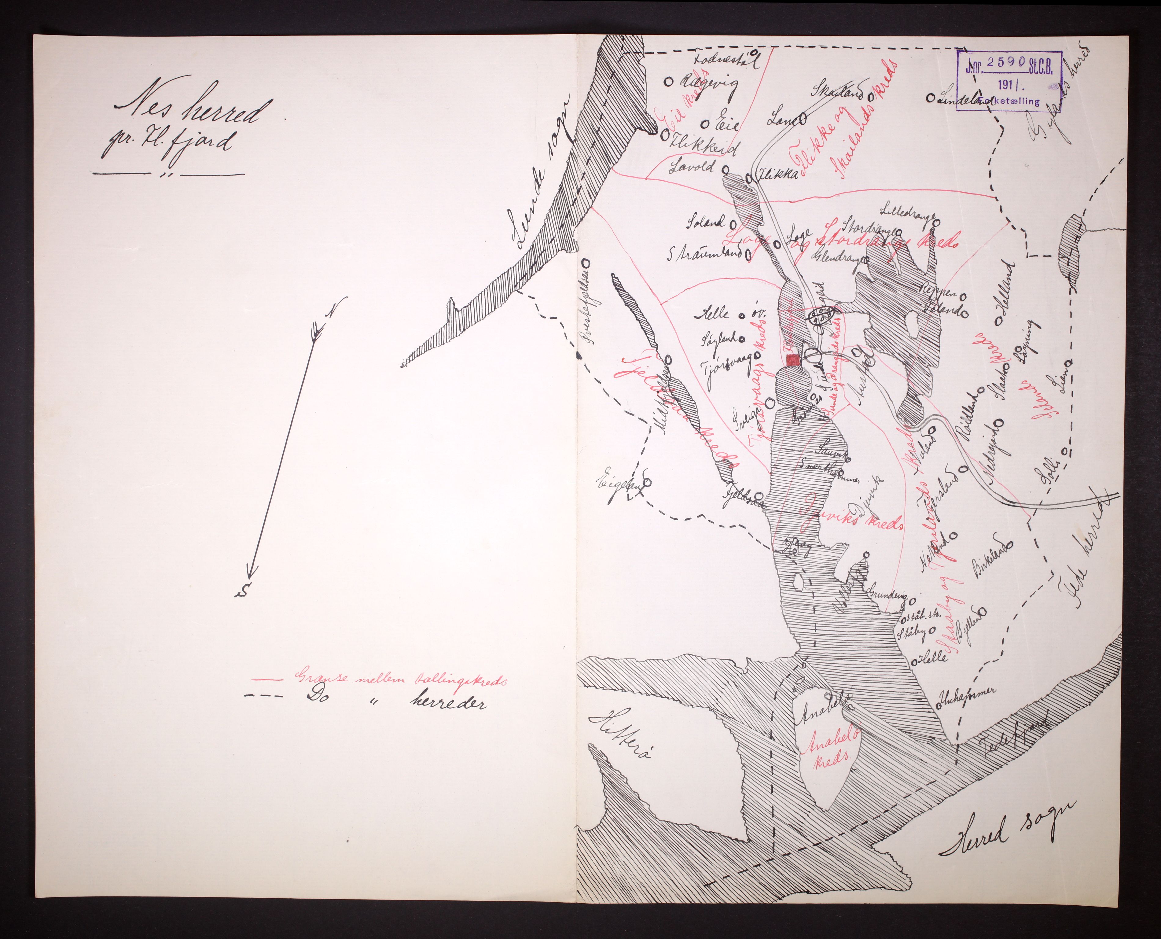 RA, Folketelling 1910 for 1043 Nes herred, 1910, s. 36