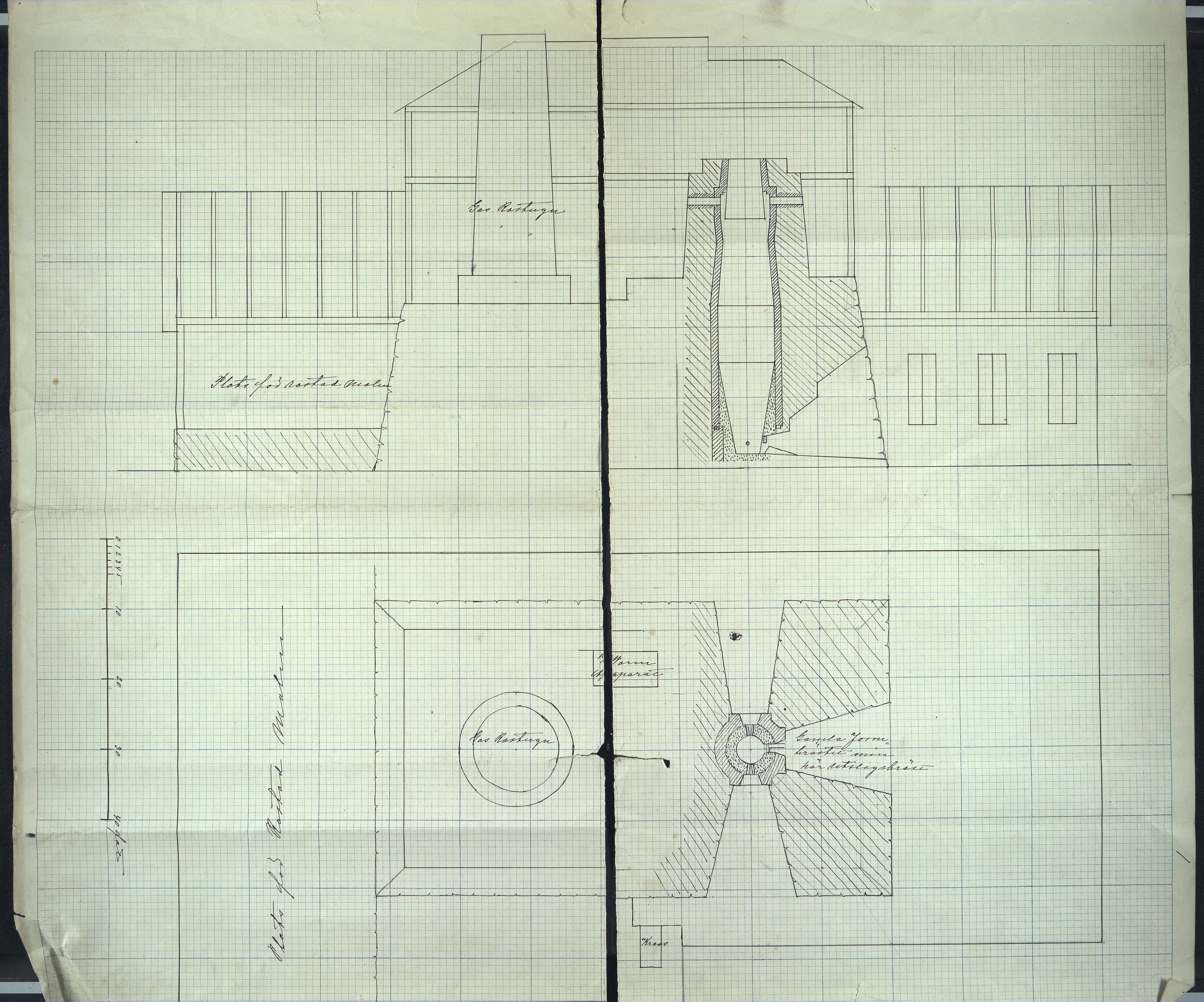 Jacob Aall & Søn AS, NESJ/NJM-007/07/L0005: Masovn, 1886