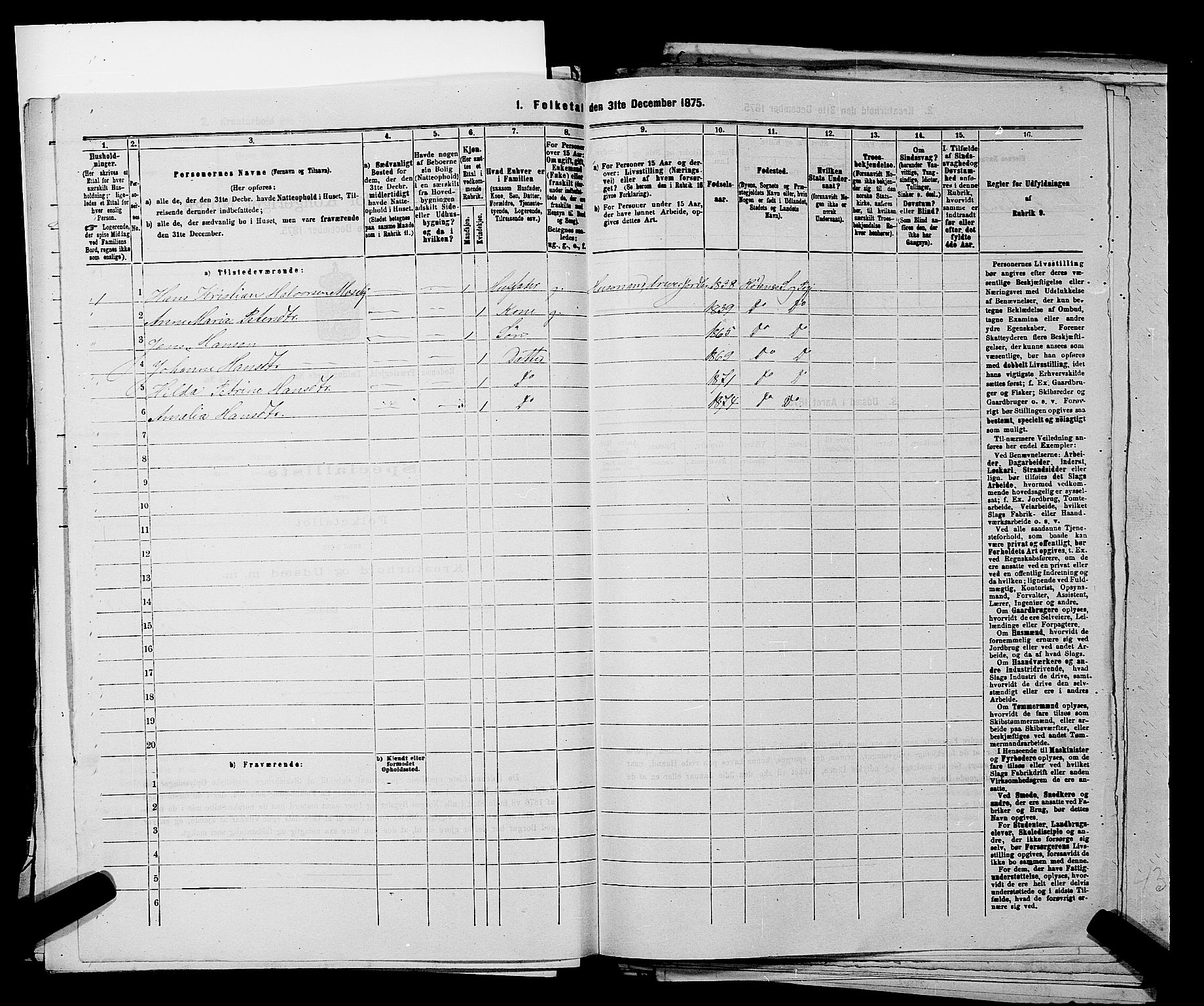 RA, Folketelling 1875 for 0120P Rødenes prestegjeld, 1875, s. 353