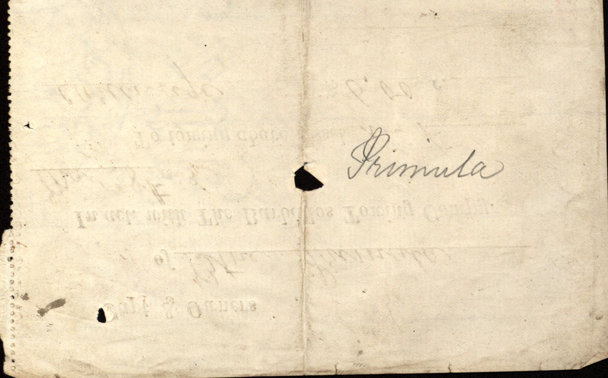 Pa 63 - Østlandske skibsassuranceforening, VEMU/A-1079/G/Ga/L0021/0003: Havaridokumenter / Inga av Drammen, Inga av Sandefjord, Primula, 1888-1889, s. 160