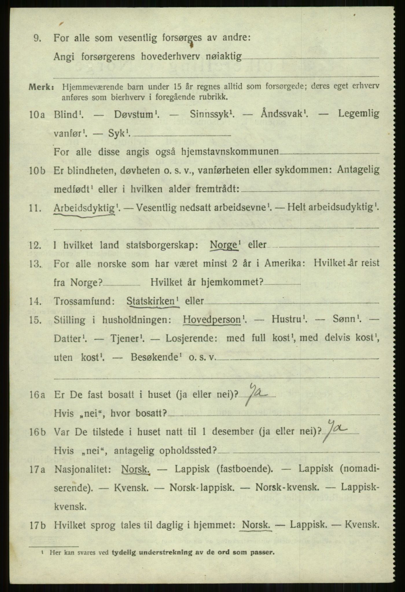 SATØ, Folketelling 1920 for 1941 Skjervøy herred, 1920, s. 5292