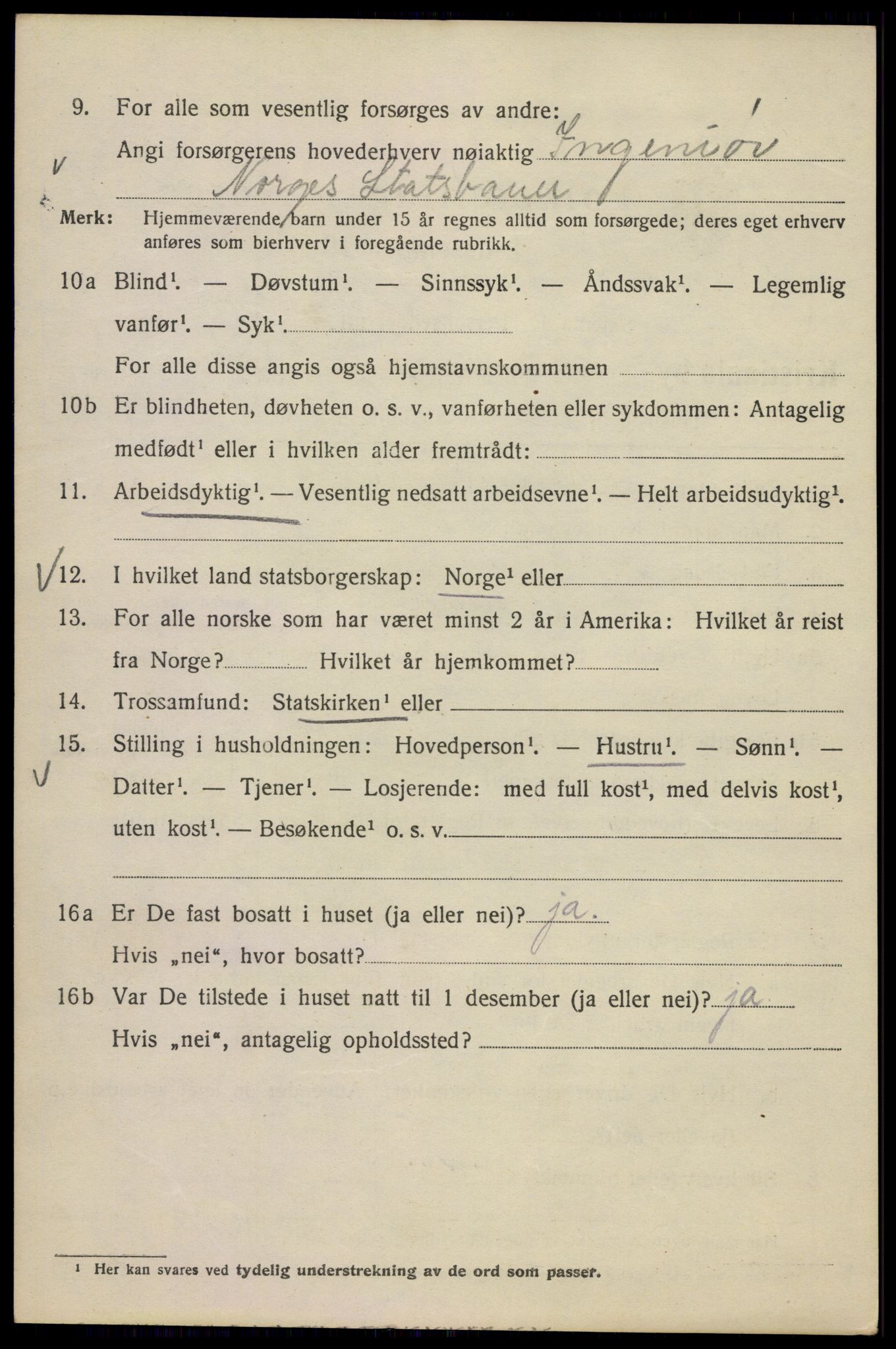 SAO, Folketelling 1920 for 0301 Kristiania kjøpstad, 1920, s. 330012