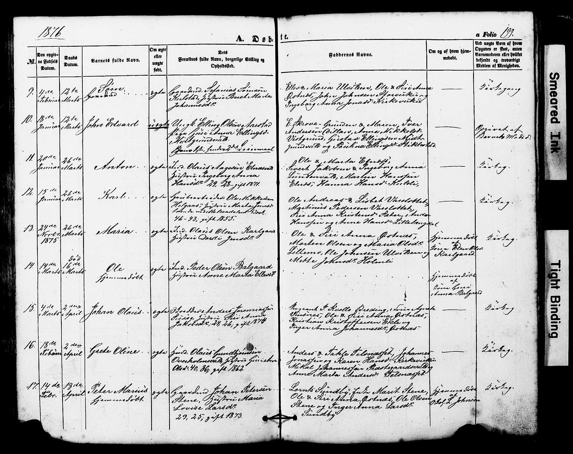 Ministerialprotokoller, klokkerbøker og fødselsregistre - Nord-Trøndelag, SAT/A-1458/724/L0268: Klokkerbok nr. 724C04, 1846-1878, s. 199