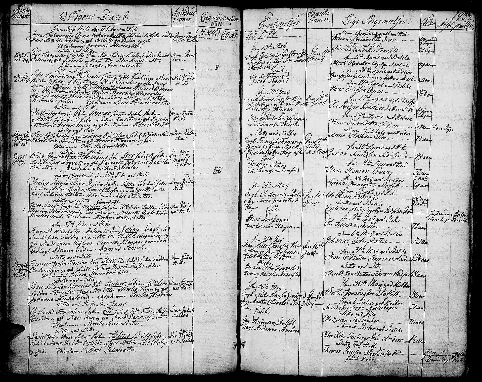 Toten prestekontor, AV/SAH-PREST-102/H/Ha/Haa/L0006: Ministerialbok nr. 6, 1773-1793, s. 193