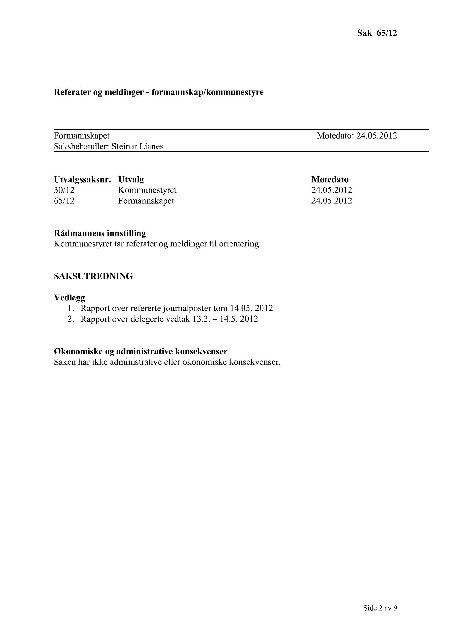 Klæbu Kommune, TRKO/KK/02-FS/L005: Formannsskapet - Møtedokumenter, 2012, s. 1517