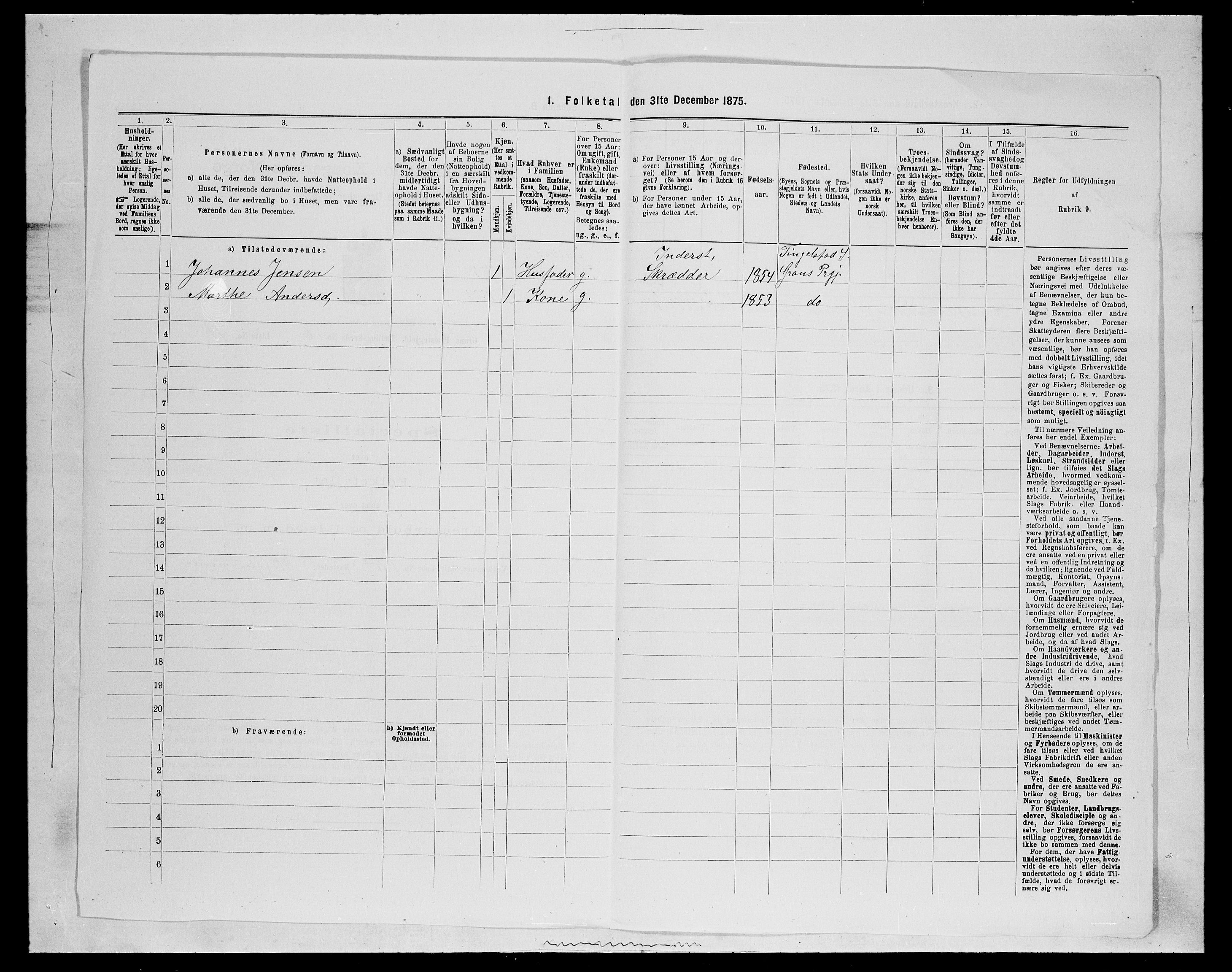 SAH, Folketelling 1875 for 0534P Gran prestegjeld, 1875, s. 1163