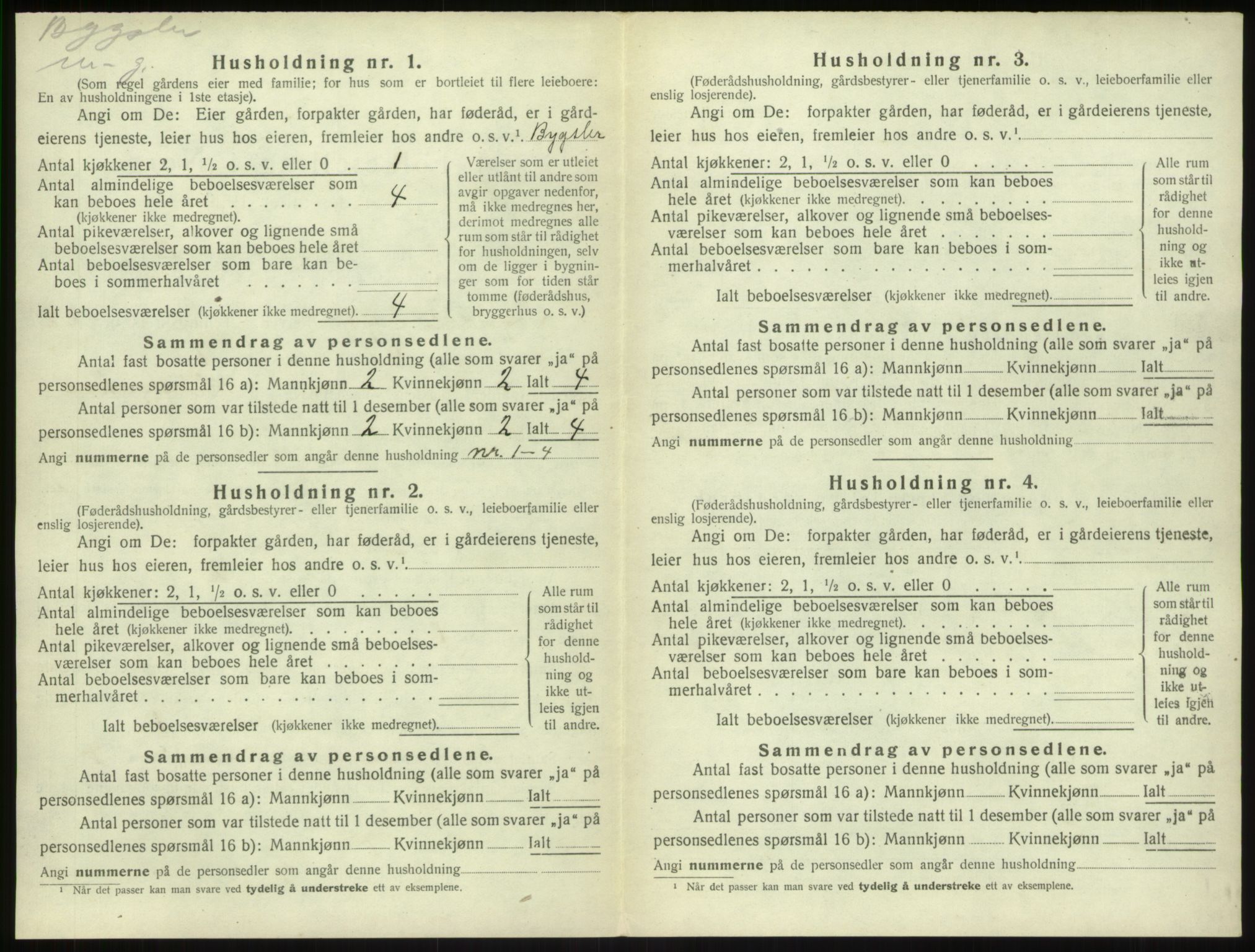 SAB, Folketelling 1920 for 1420 Sogndal herred, 1920, s. 1211