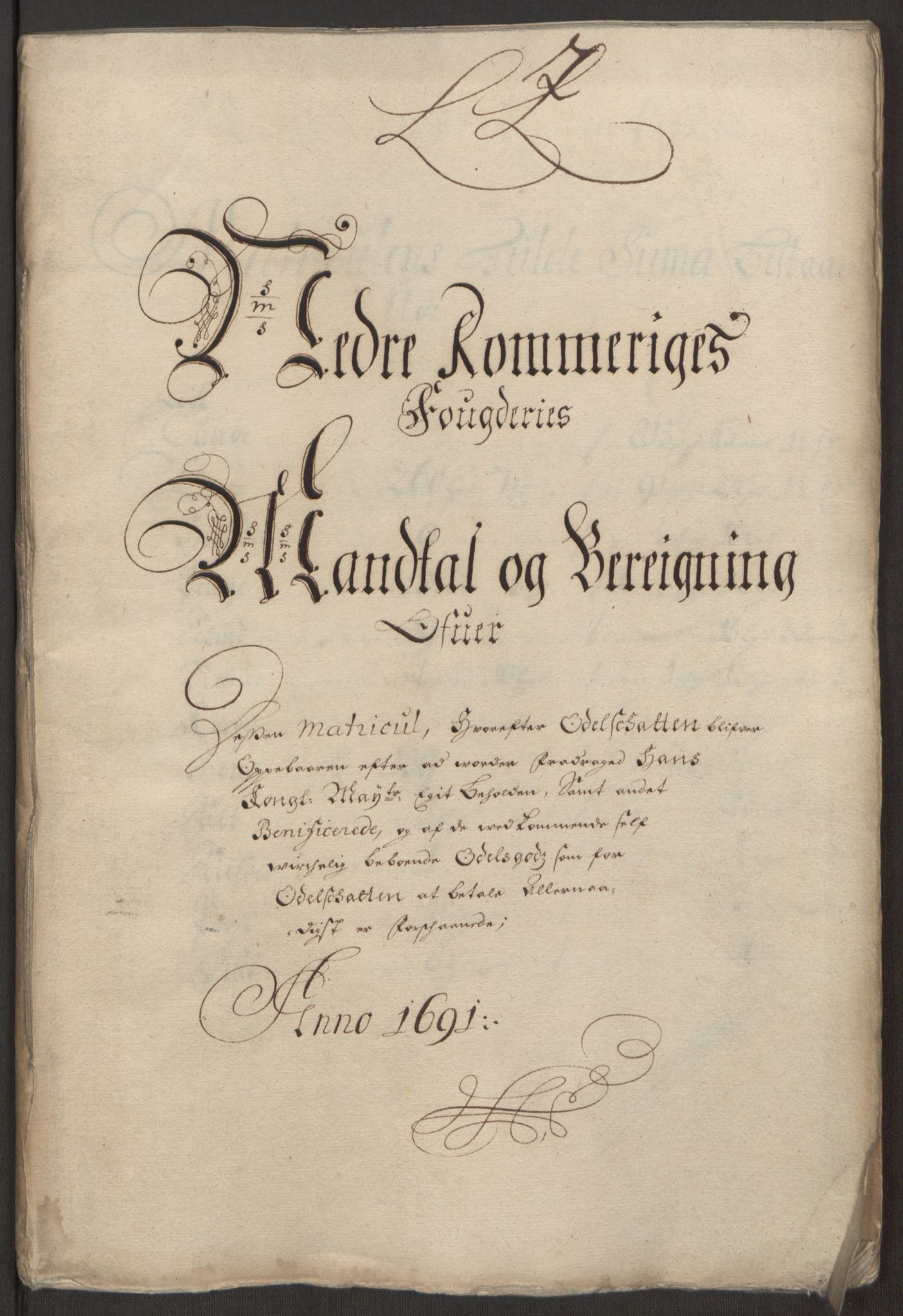 Rentekammeret inntil 1814, Reviderte regnskaper, Fogderegnskap, AV/RA-EA-4092/R11/L0575: Fogderegnskap Nedre Romerike, 1691, s. 75