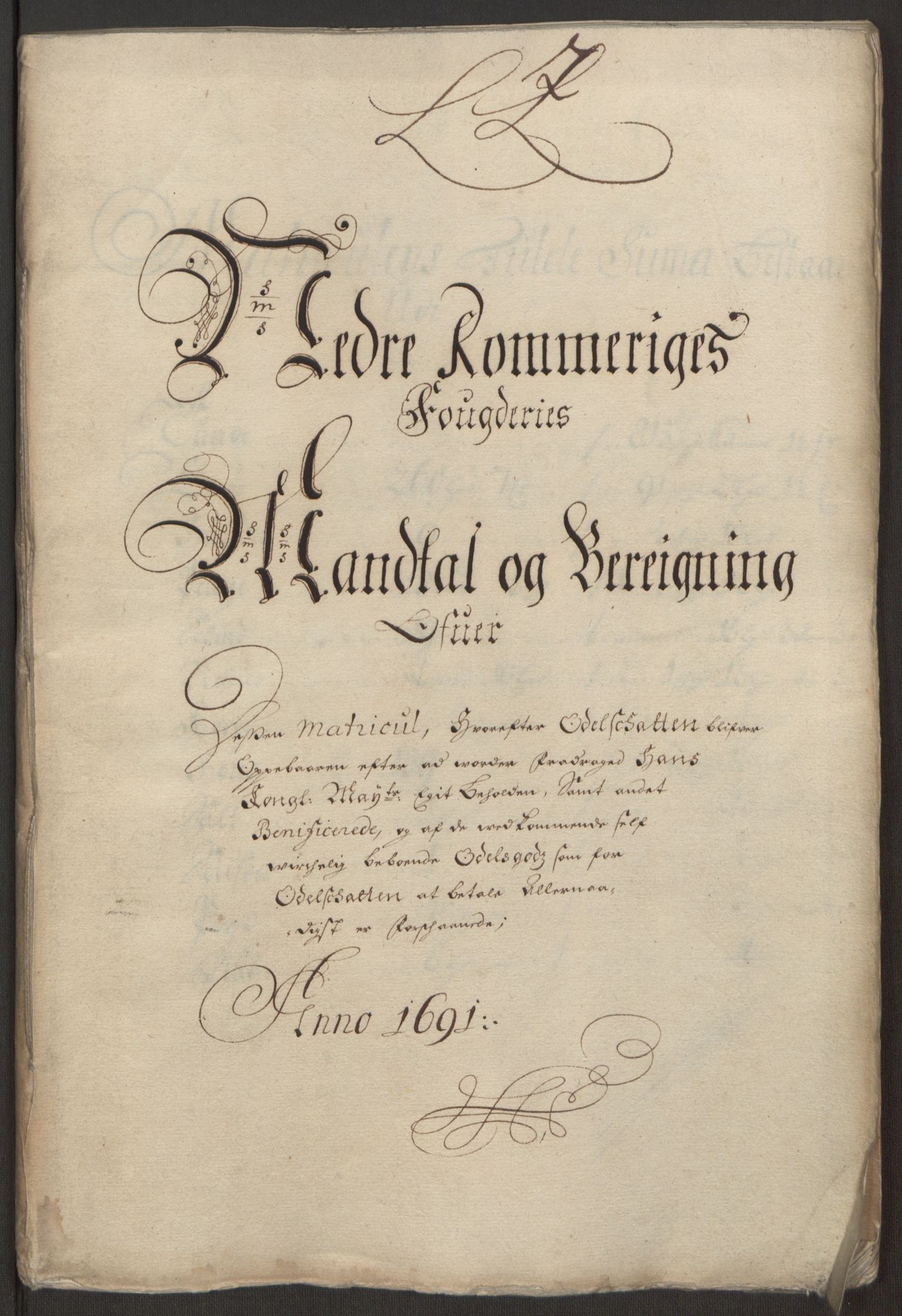 Rentekammeret inntil 1814, Reviderte regnskaper, Fogderegnskap, RA/EA-4092/R11/L0575: Fogderegnskap Nedre Romerike, 1691, s. 75