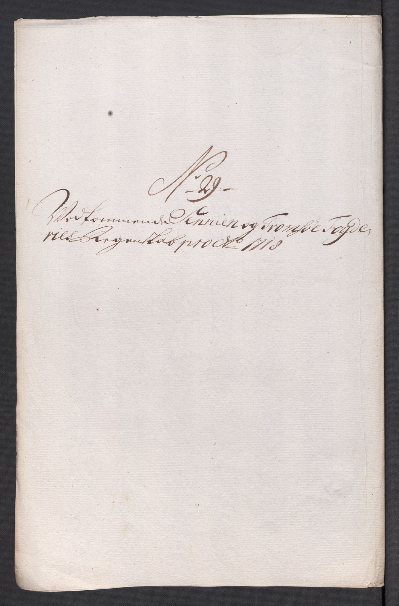 Rentekammeret inntil 1814, Reviderte regnskaper, Fogderegnskap, RA/EA-4092/R68/L4764: Fogderegnskap Senja og Troms, 1718, s. 195