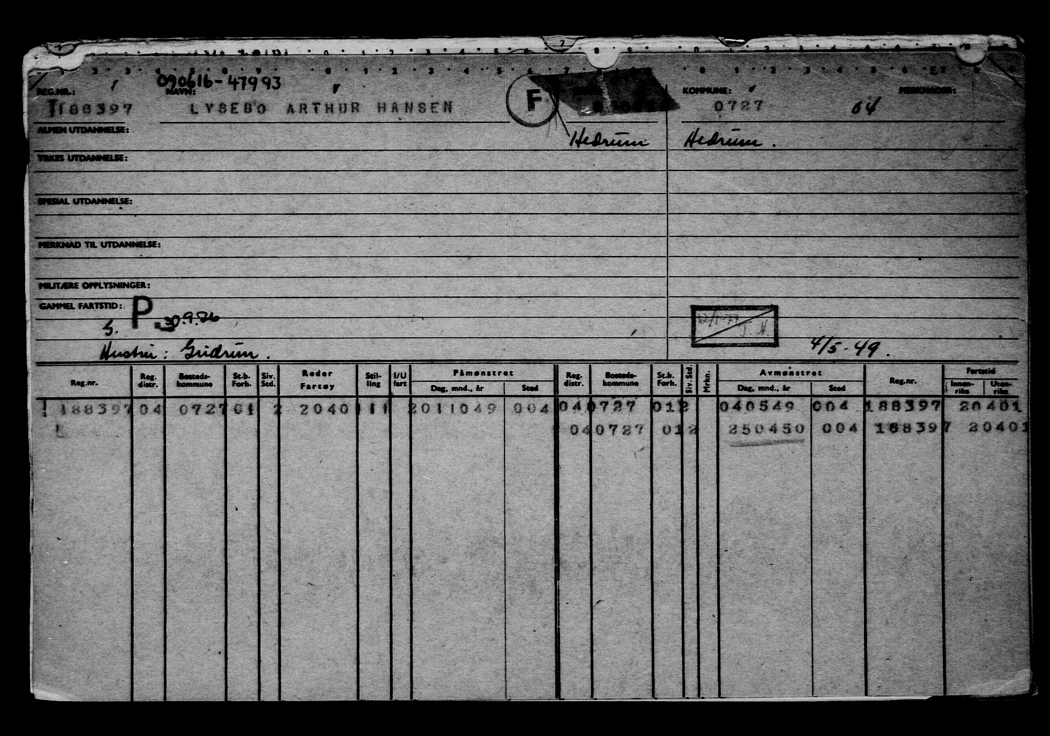 Direktoratet for sjømenn, AV/RA-S-3545/G/Gb/L0139: Hovedkort, 1916, s. 673