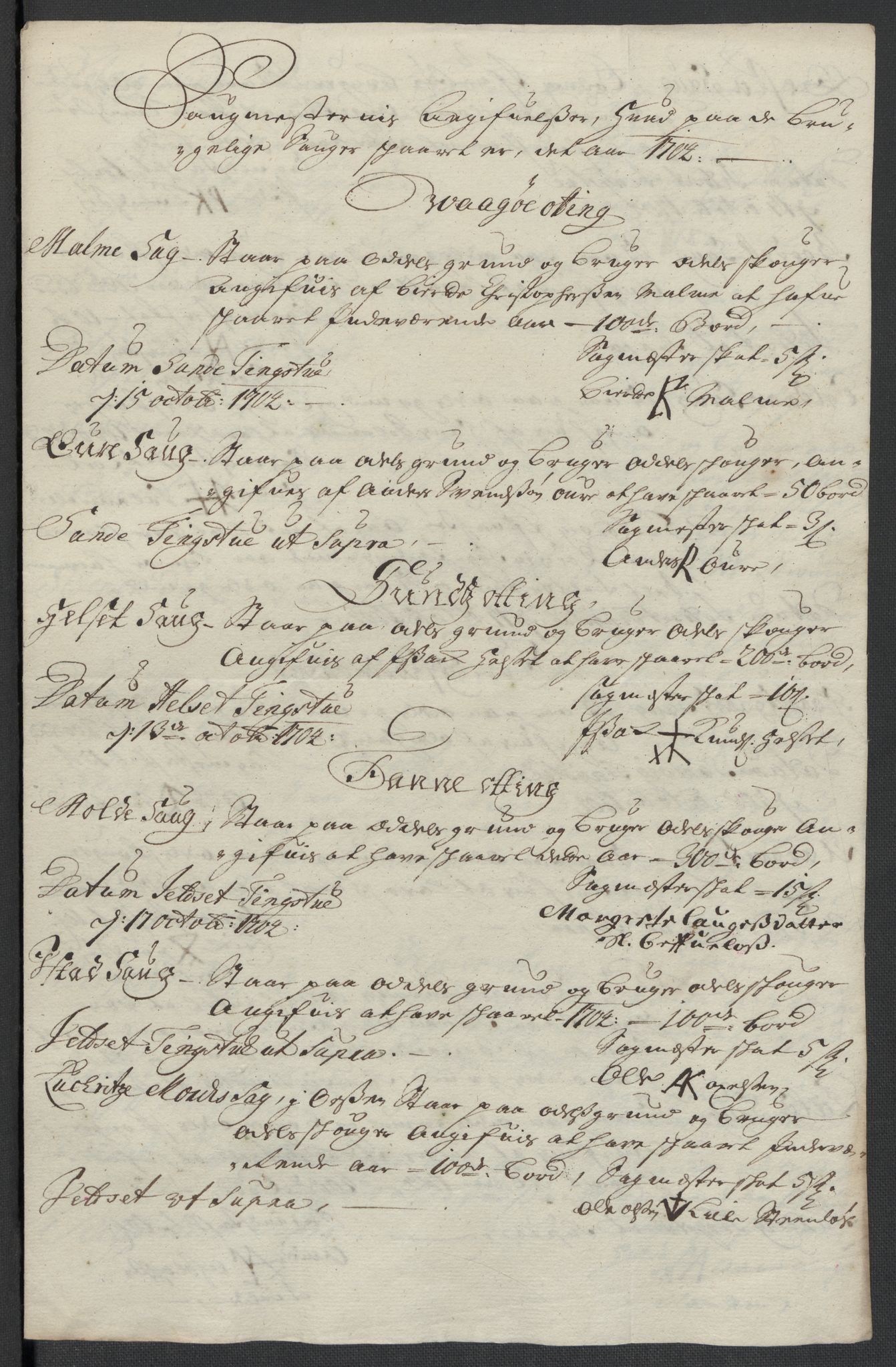 Rentekammeret inntil 1814, Reviderte regnskaper, Fogderegnskap, AV/RA-EA-4092/R55/L3656: Fogderegnskap Romsdal, 1703-1705, s. 229