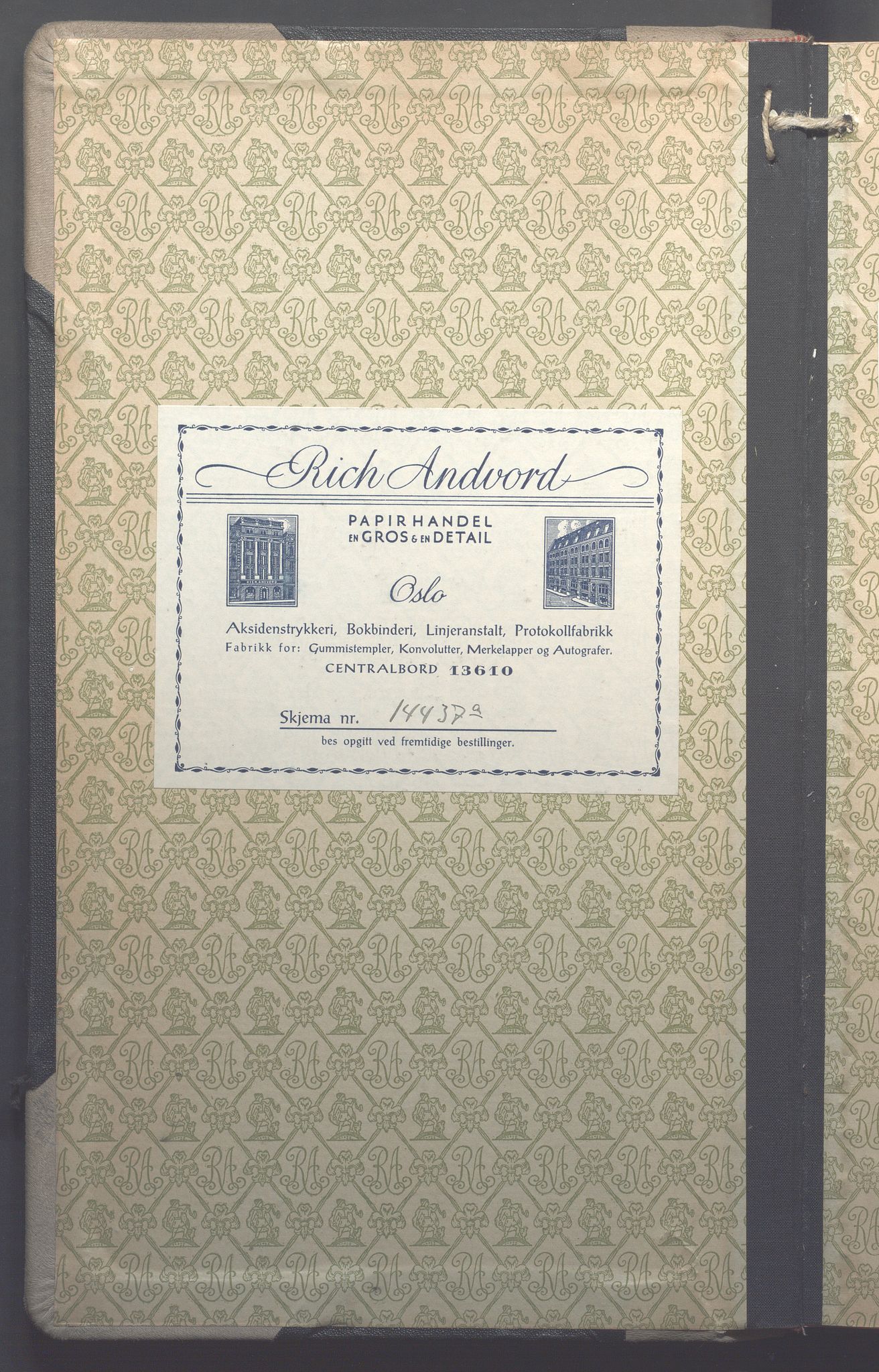 Lensmennene i Aker, OBA/A-10133/F/Fd/L0011: Branntakstprotokoll, 1942-1945