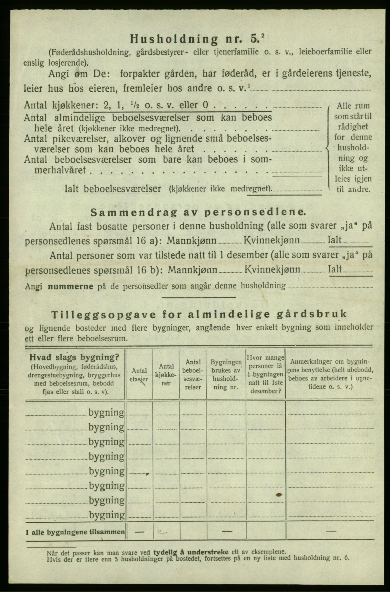 SAB, Folketelling 1920 for 1212 Skånevik herred, 1920, s. 1319