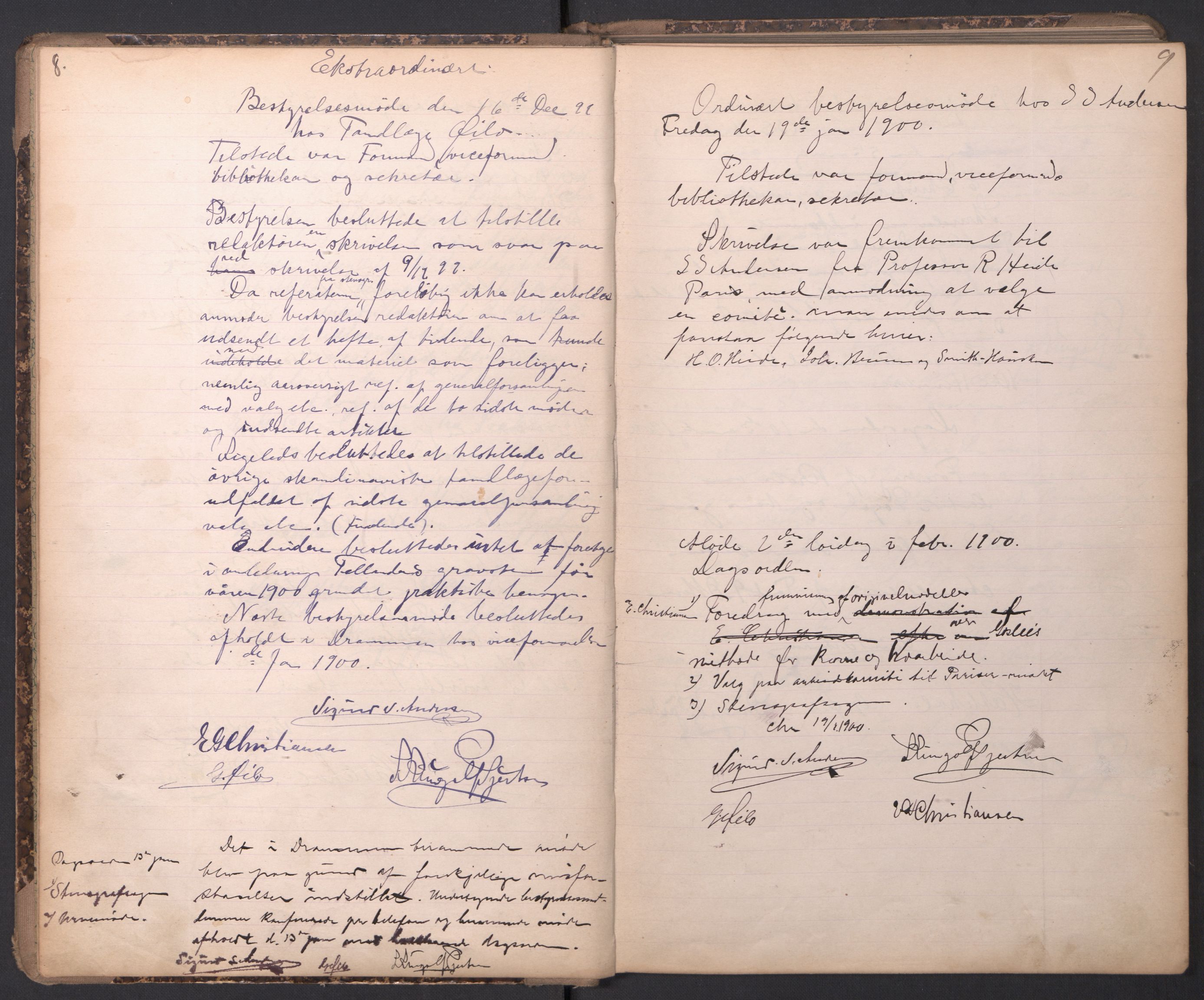 Den norske tannlegeforening, AV/RA-PA-0862/1/A/Ab/L0003: Forhandlingsprotokoll, 1899-1912, s. 8-9